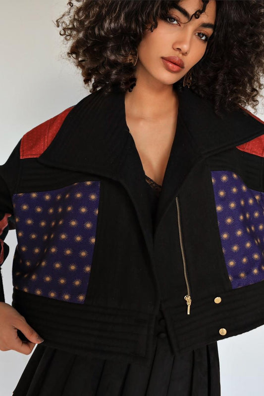Horus Love Universe | Quilted Bomber Jacket