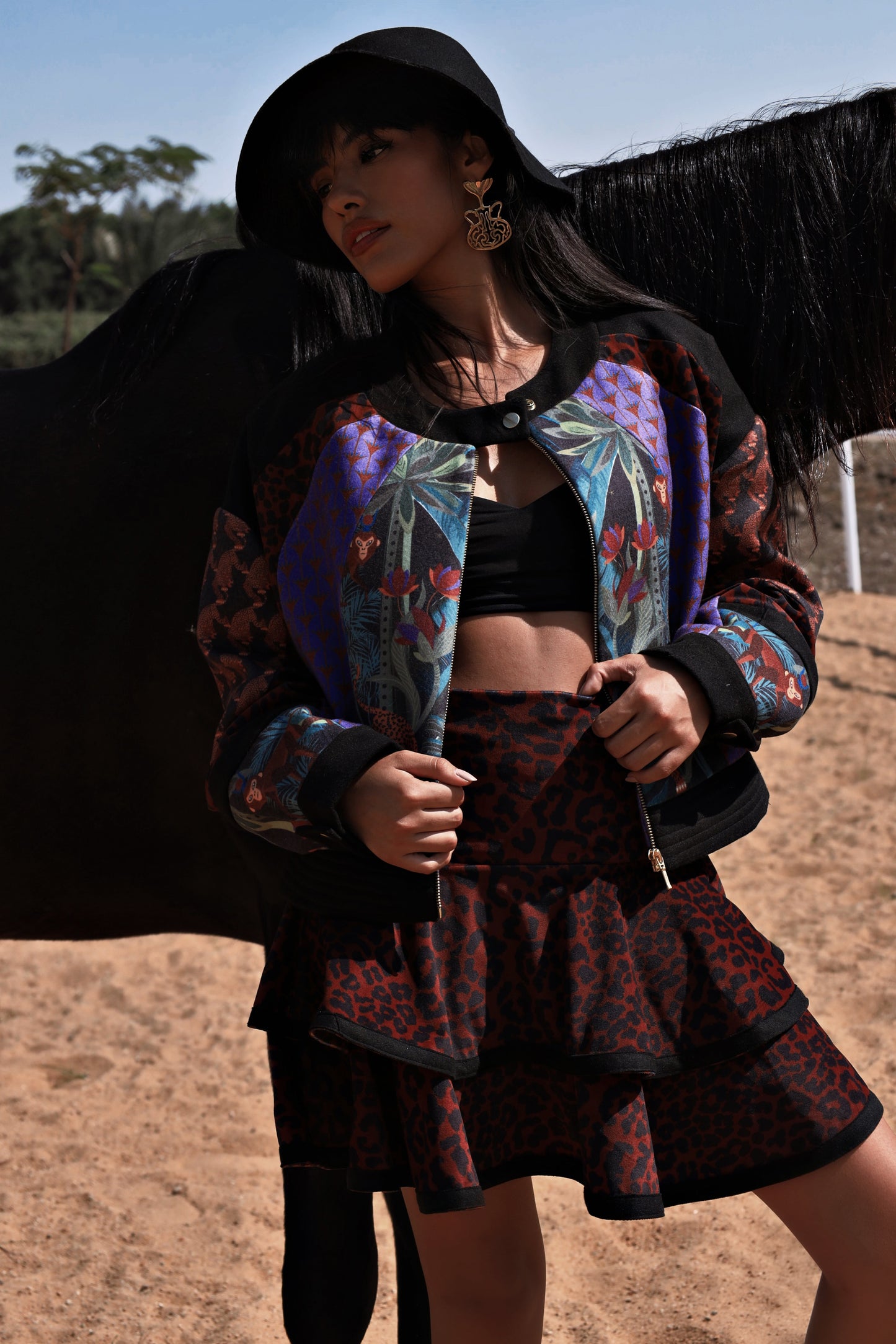 The Verdant Oasis | Racer Jacket