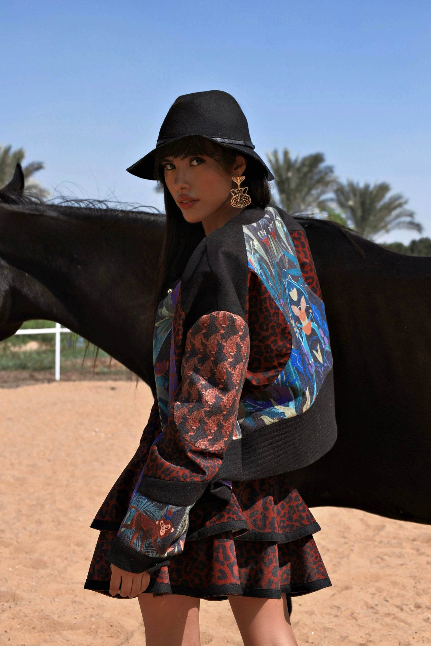 The Verdant Oasis | Racer Jacket