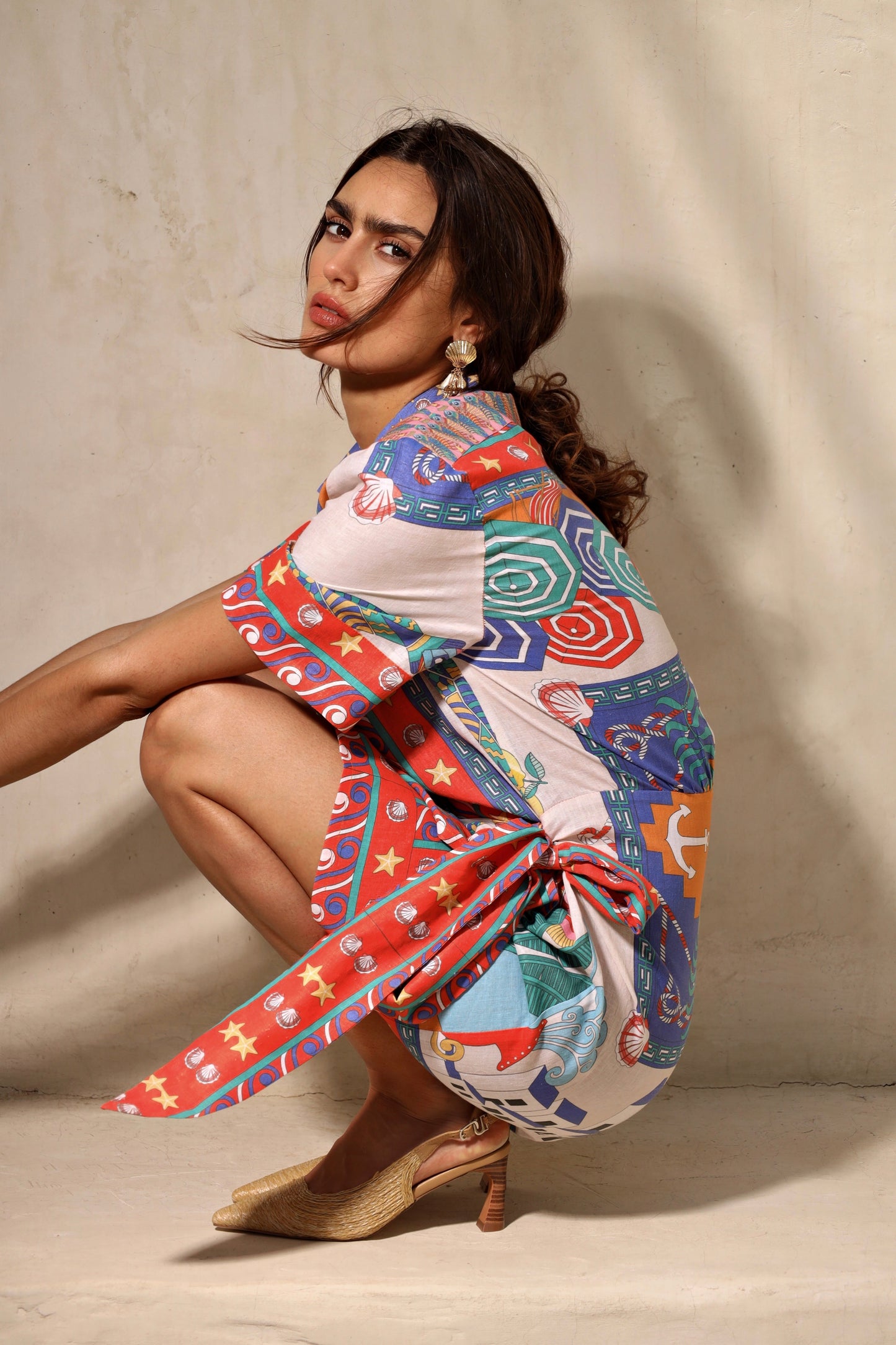 Serapeum Echo | Wrap Dress