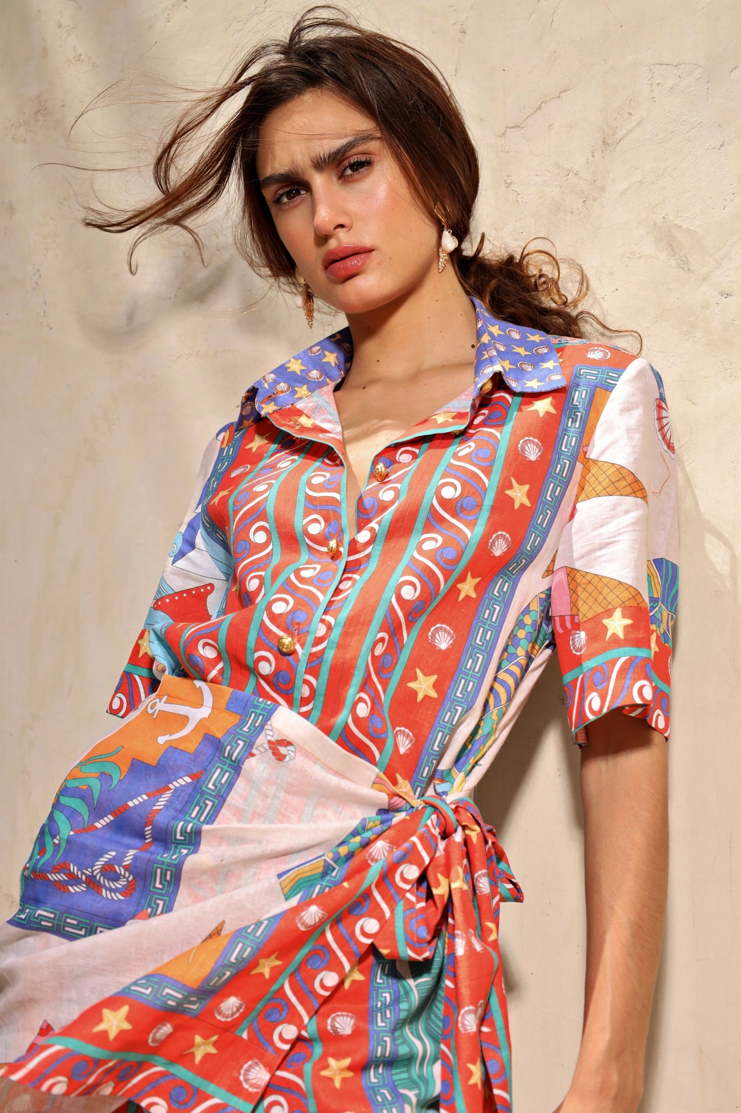 Serapeum Echo | Wrap Dress