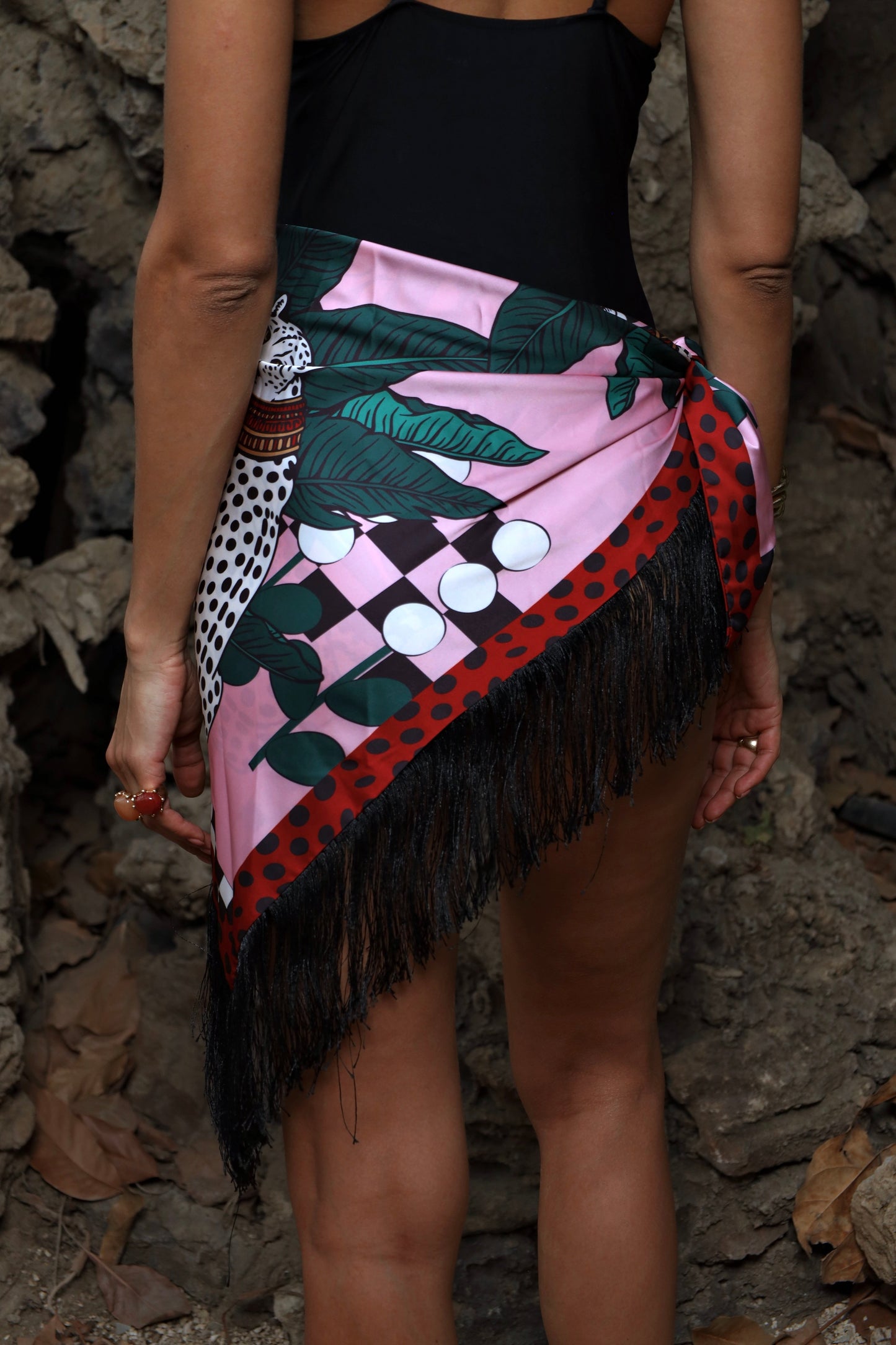 Moon Cheetah | Fringe Cover-Up