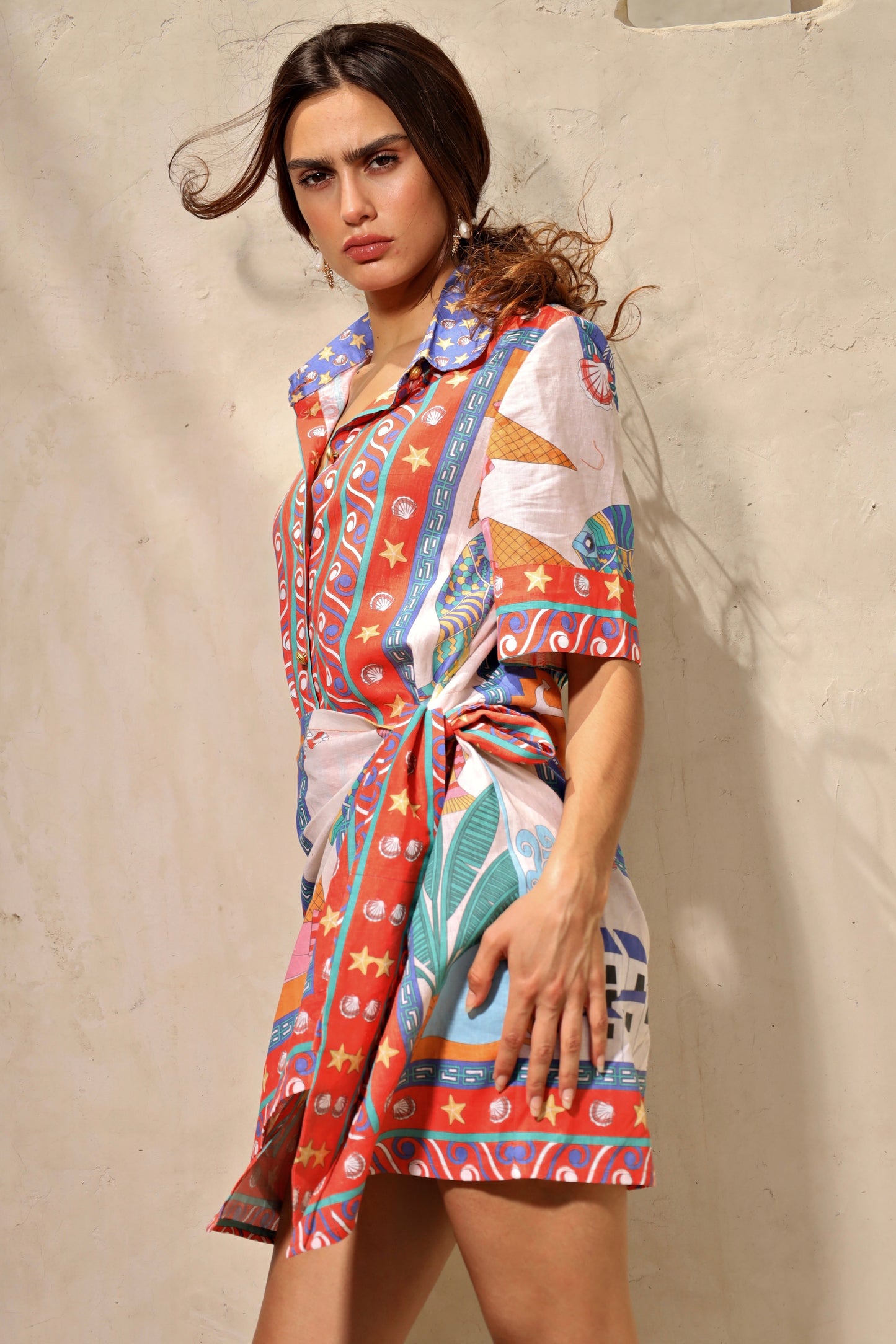 Serapeum Echo | Wrap Dress