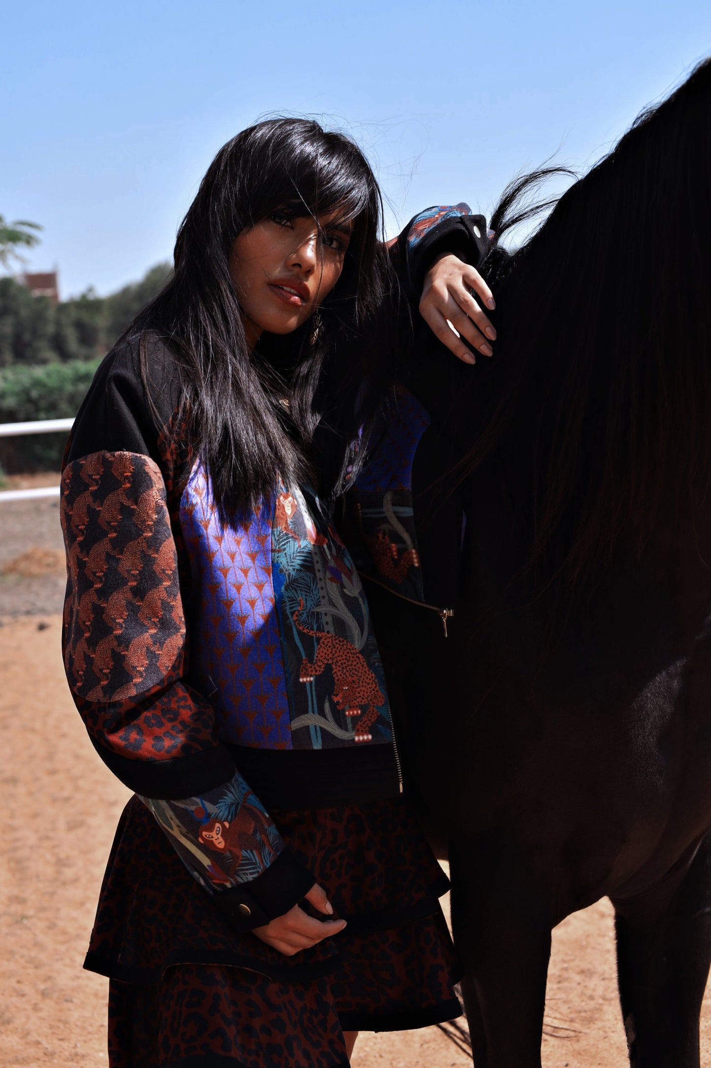 The Verdant Oasis | Racer Jacket