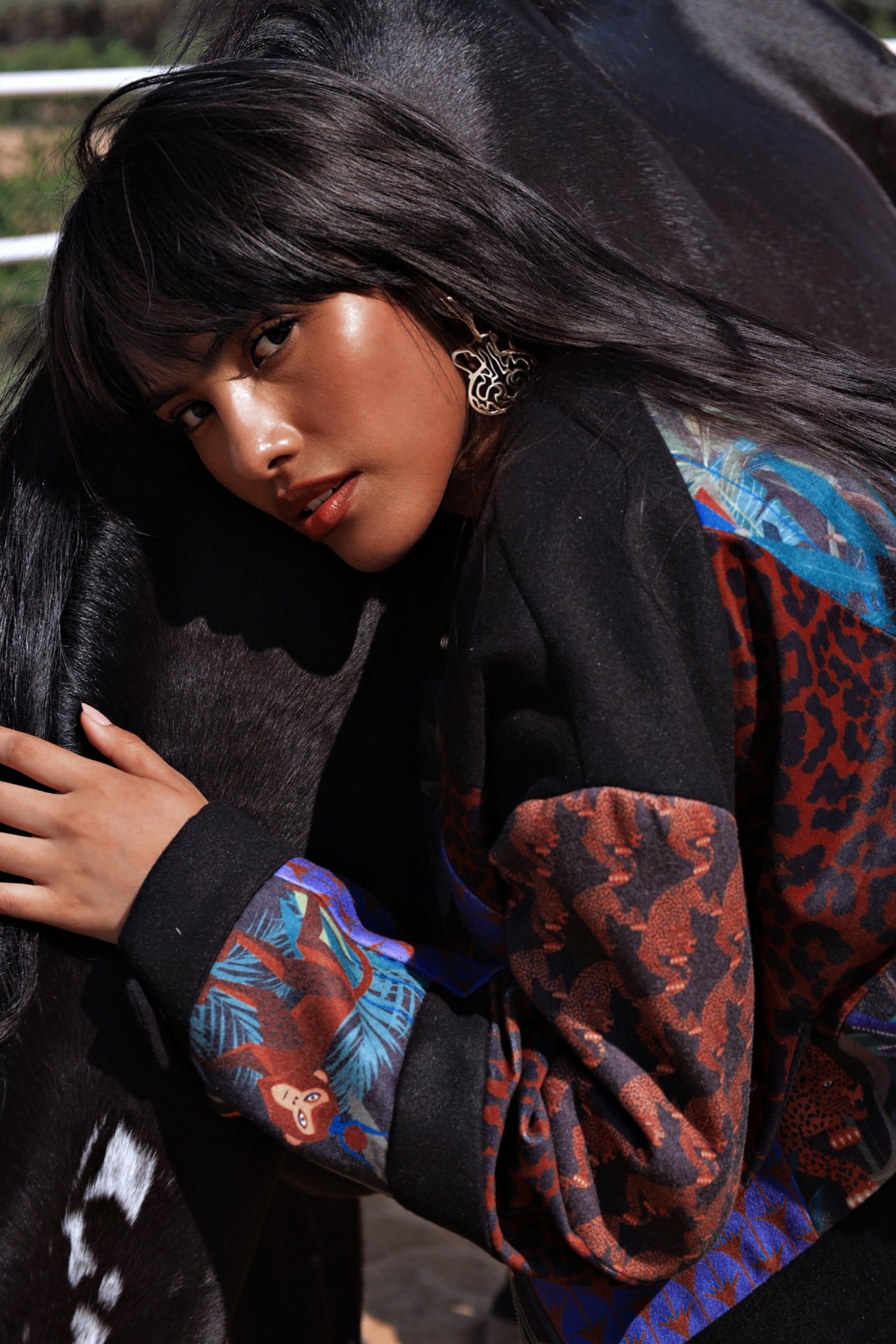 The Verdant Oasis | Racer Jacket