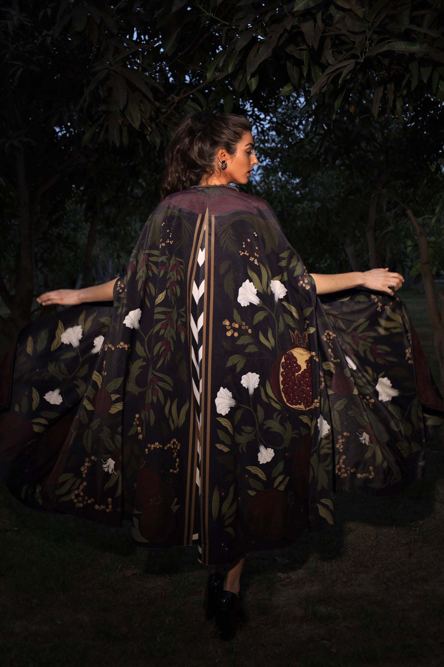 Twilight Pomegranate | Velvet Kaftan