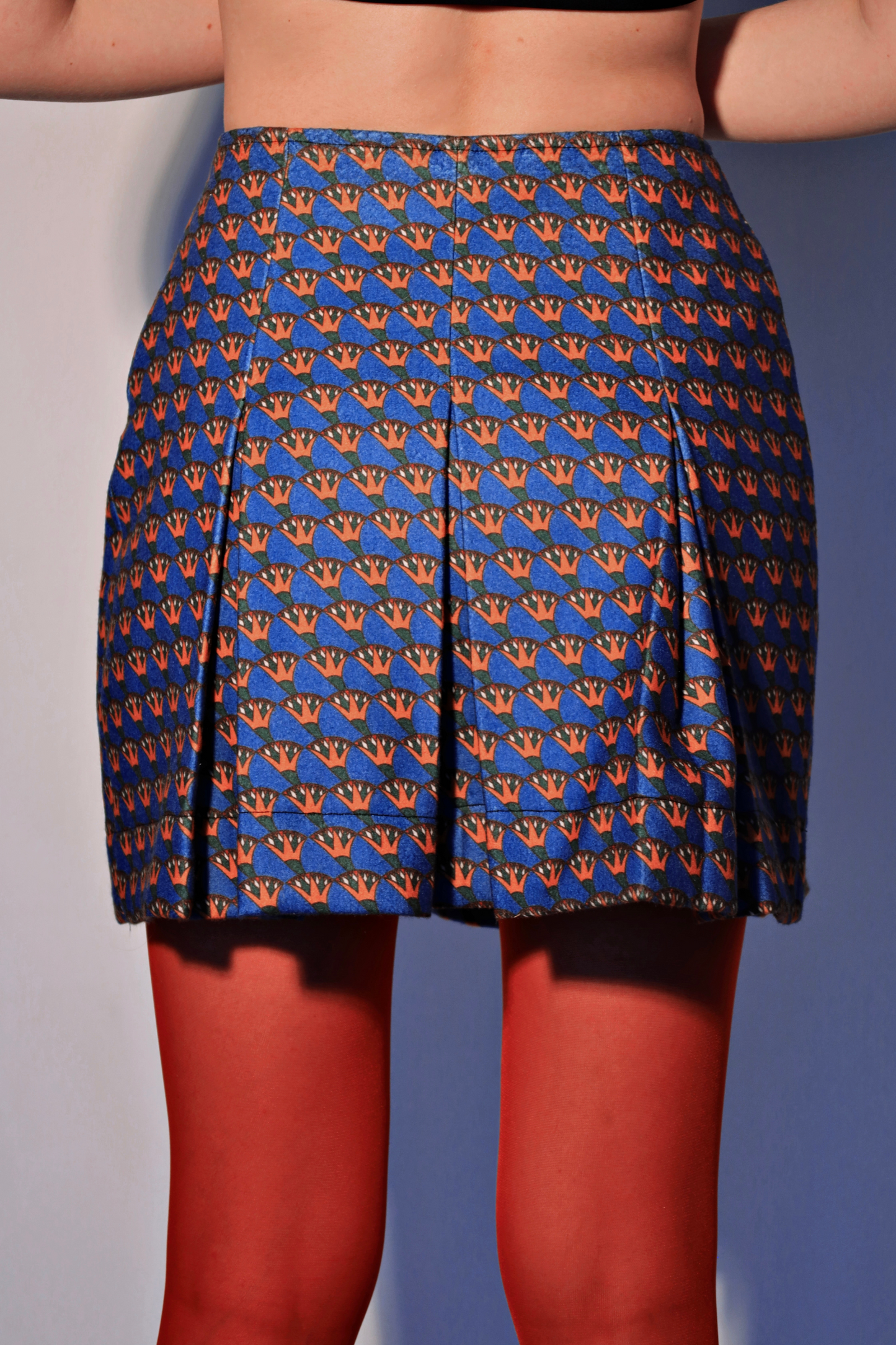 Blue Seshen | Wool Skirt