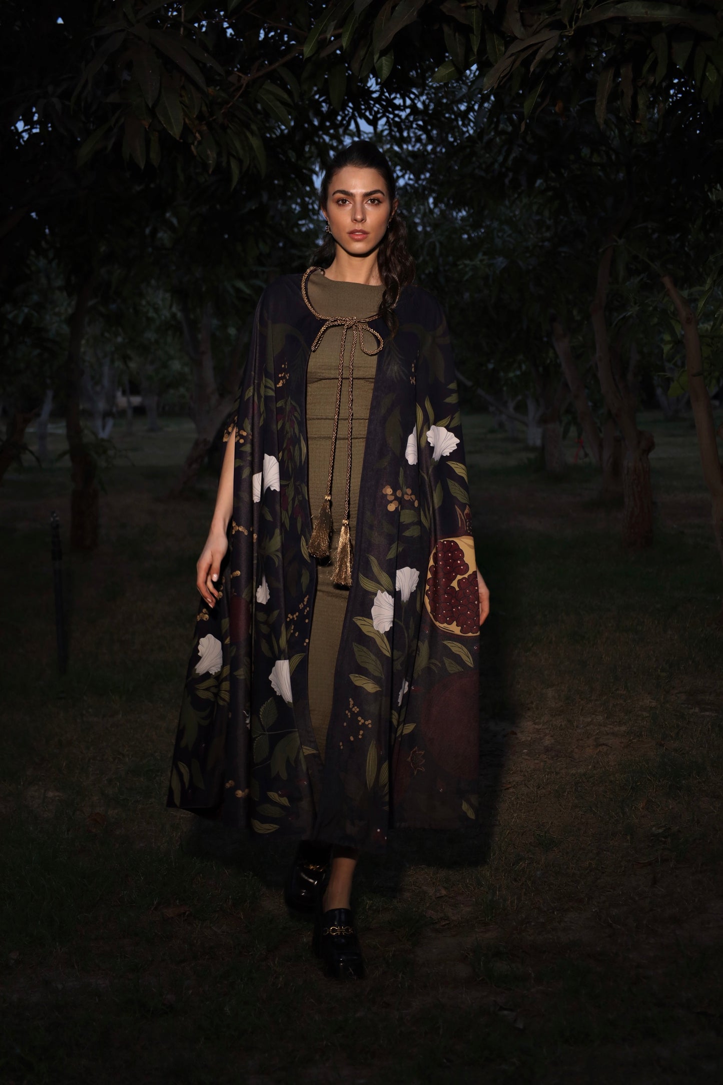 Twilight Pomegranate | Velvet Kaftan