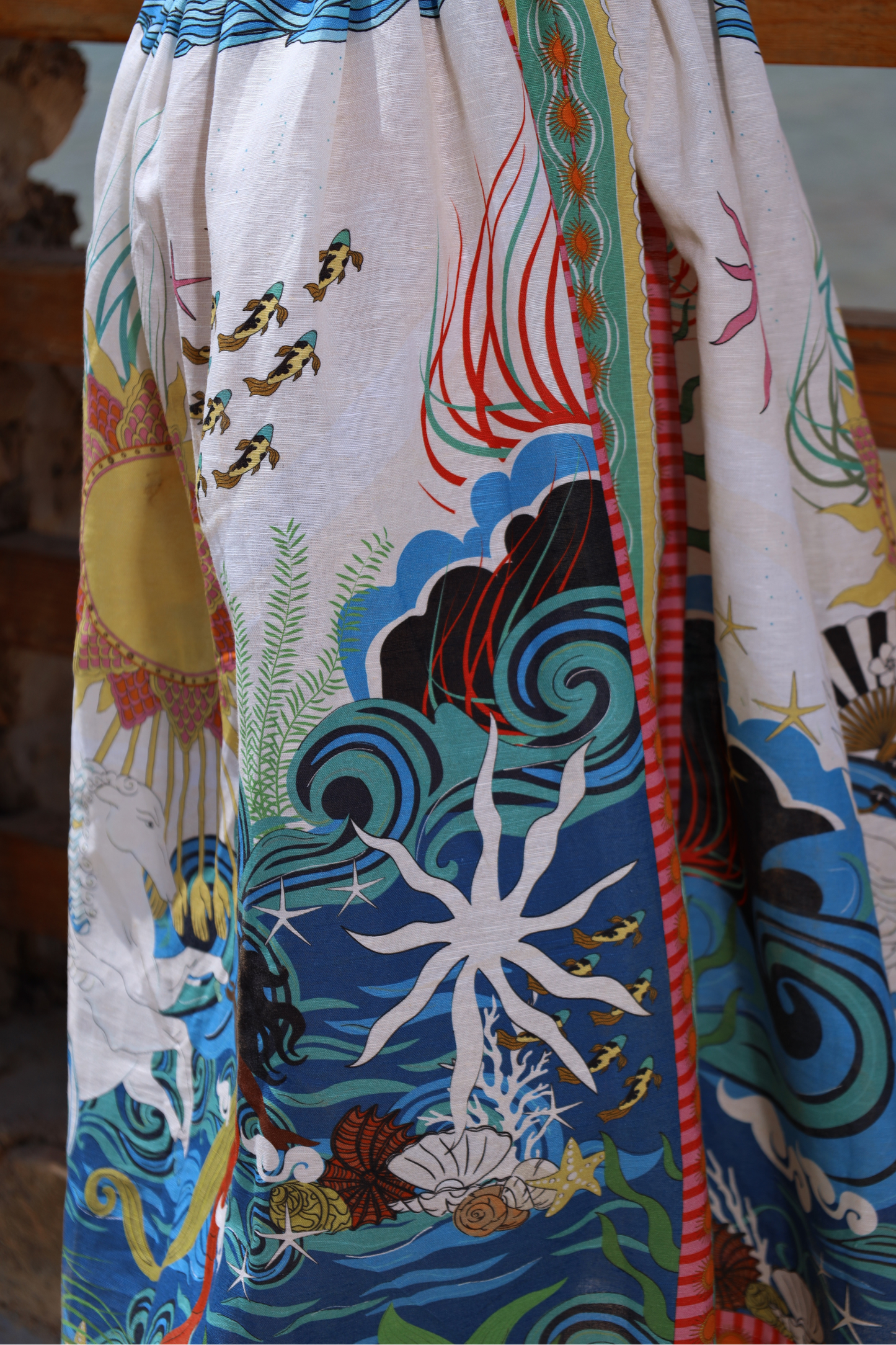 The Mystical Sun Mermaids | Linen Dress