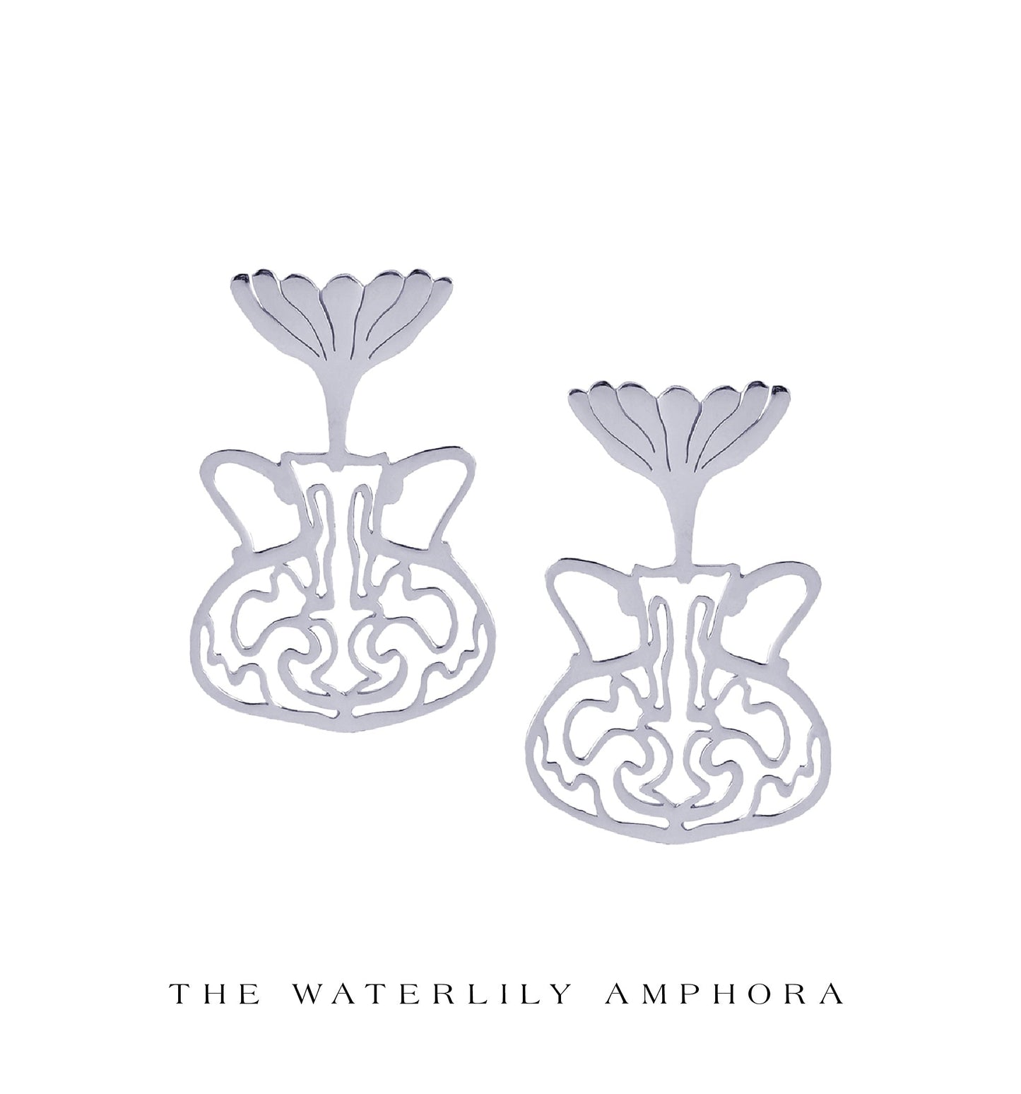 The Waterlily Amphora Earrings