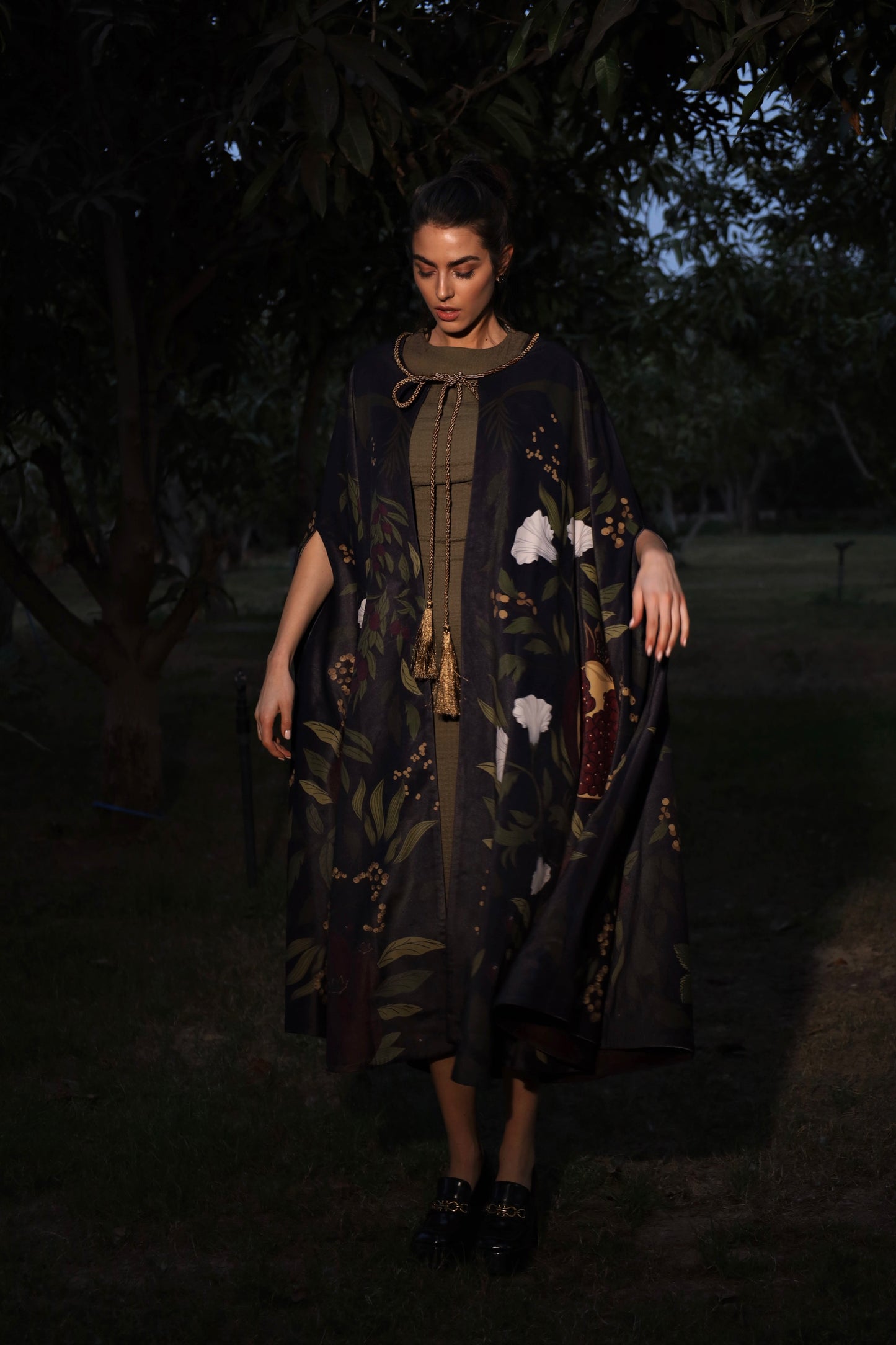 Twilight Pomegranate | Velvet Kaftan