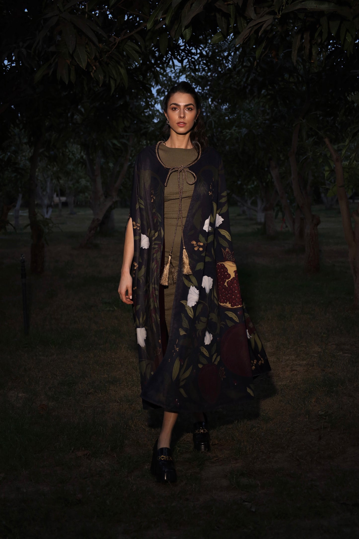 Twilight Pomegranate | Velvet Kaftan