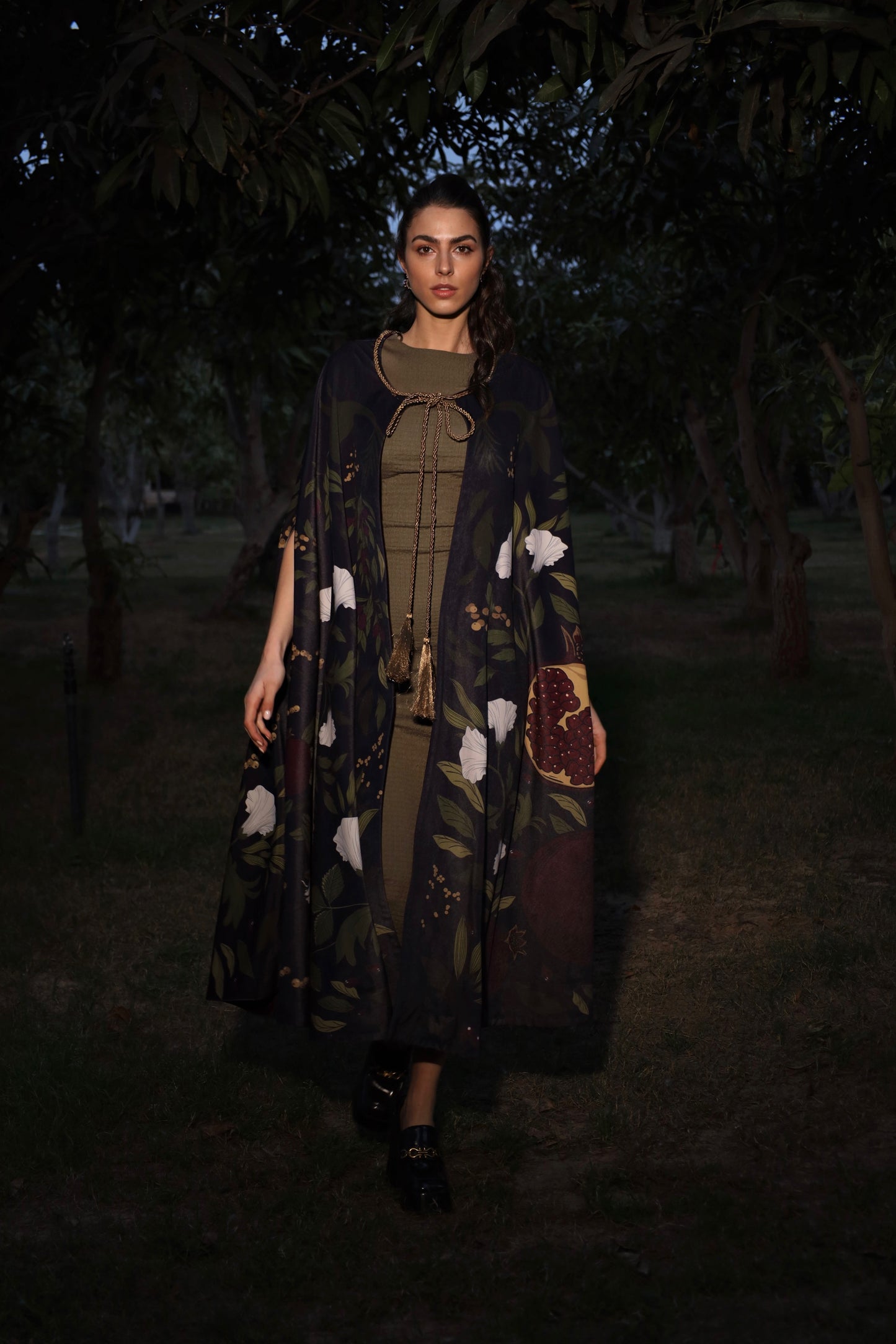 Twilight Pomegranate | Velvet Kaftan