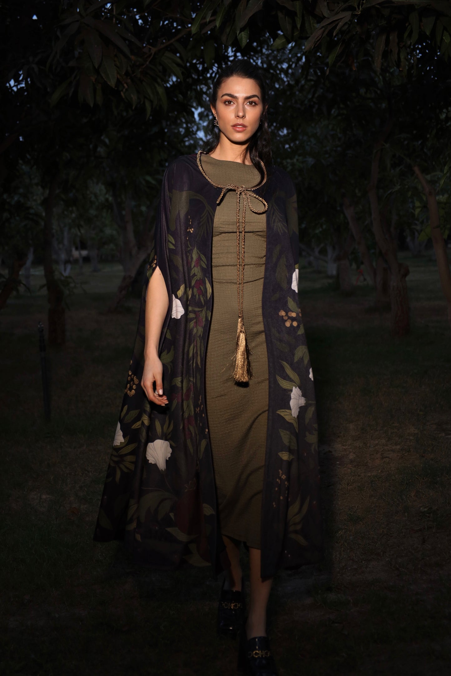 Twilight Pomegranate | Velvet Kaftan