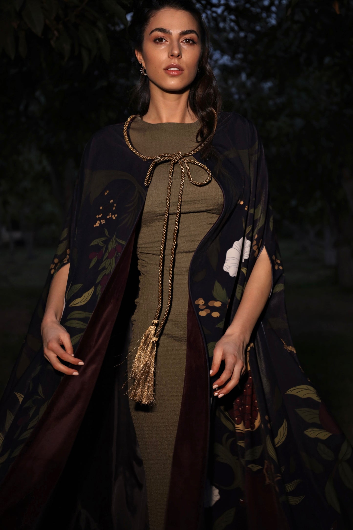 Twilight Pomegranate | Velvet Kaftan