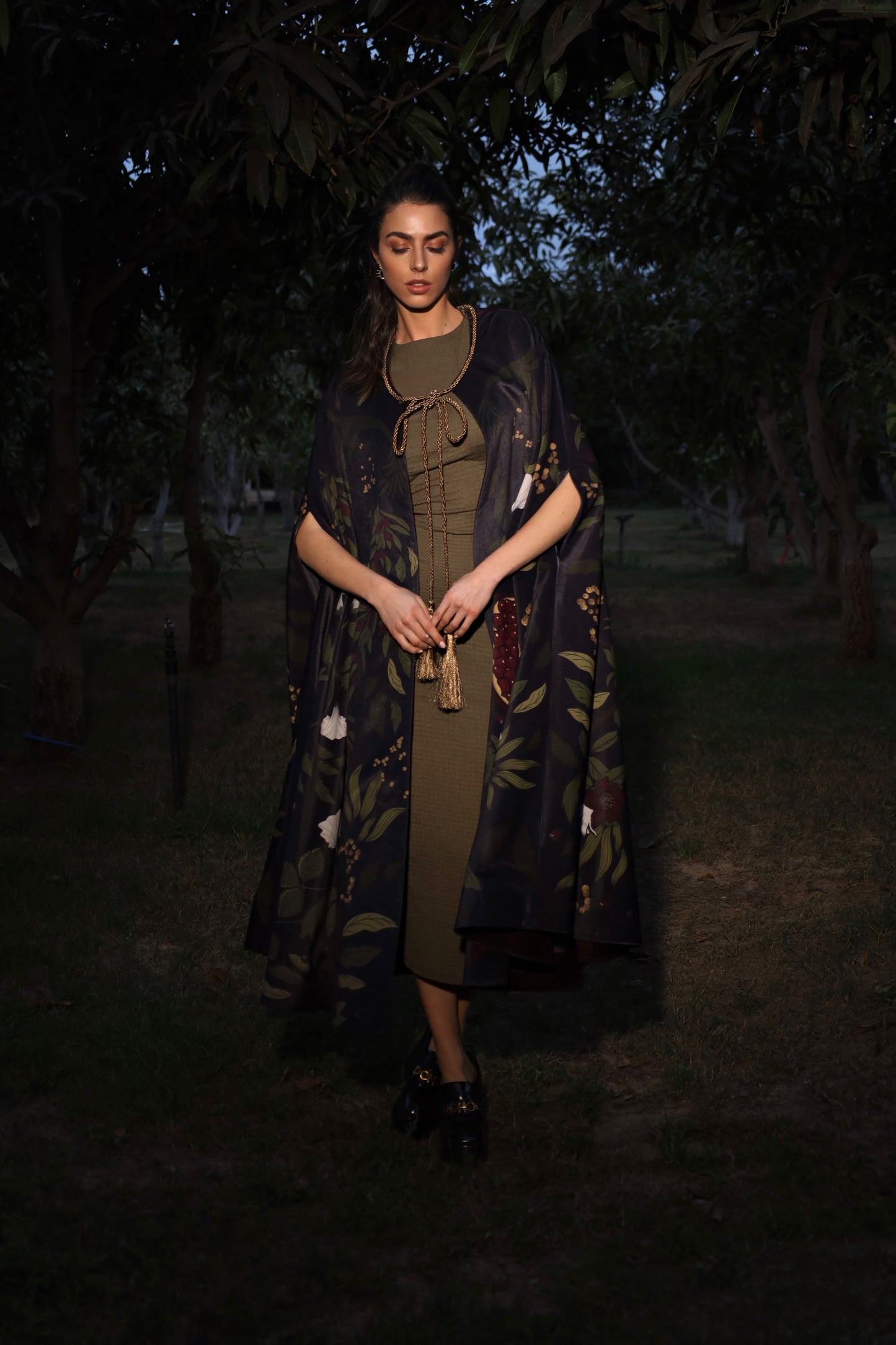 Twilight Pomegranate | Velvet Kaftan