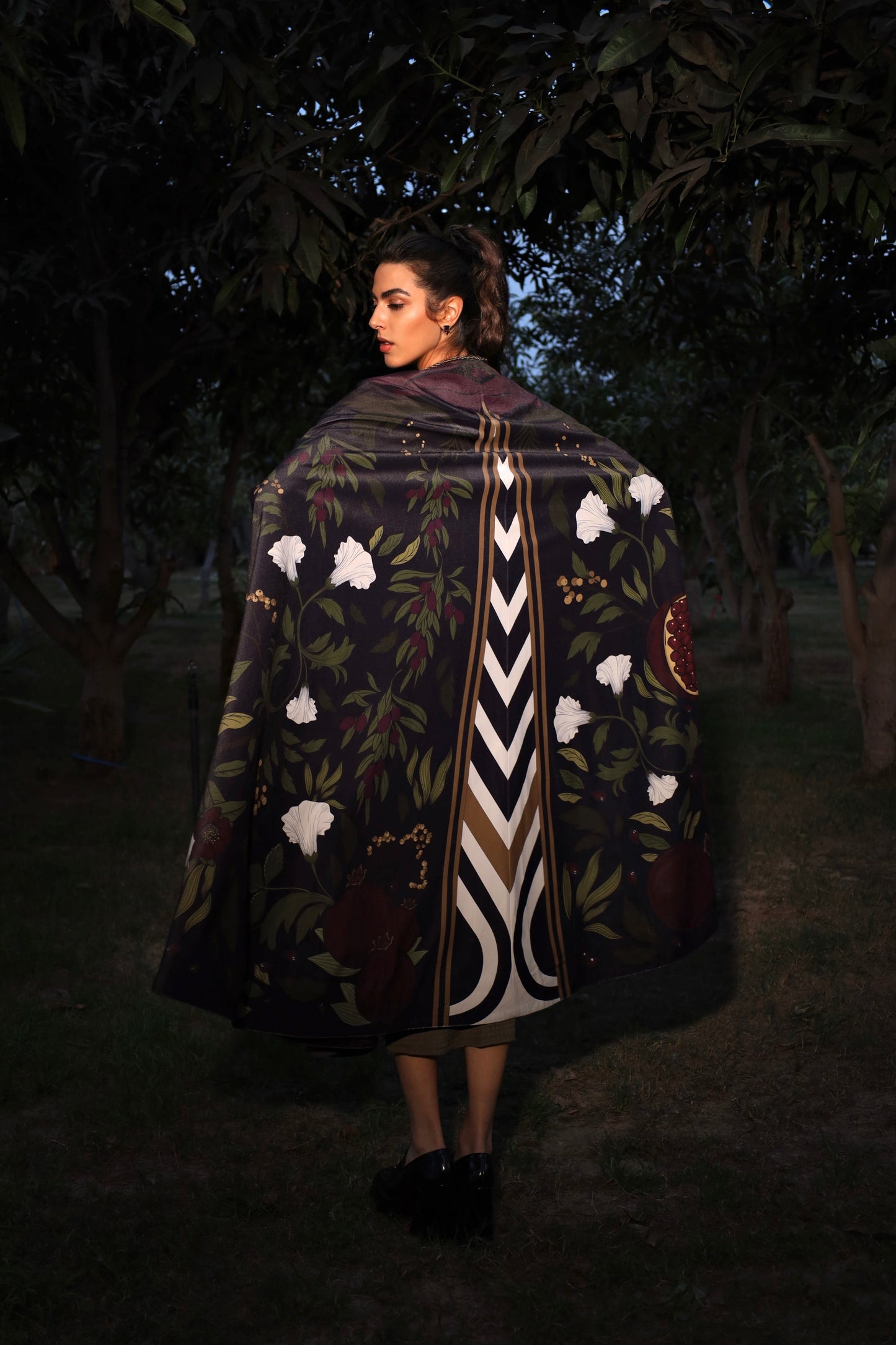 Twilight Pomegranate | Velvet Kaftan