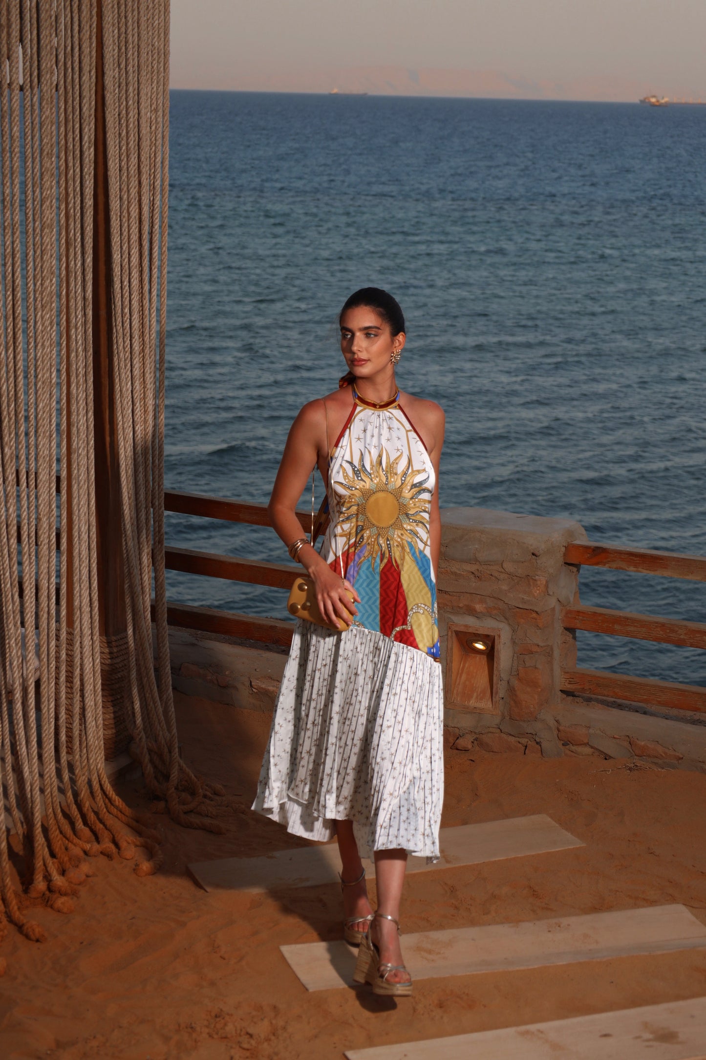 The Celestial Sun | Backless Dress