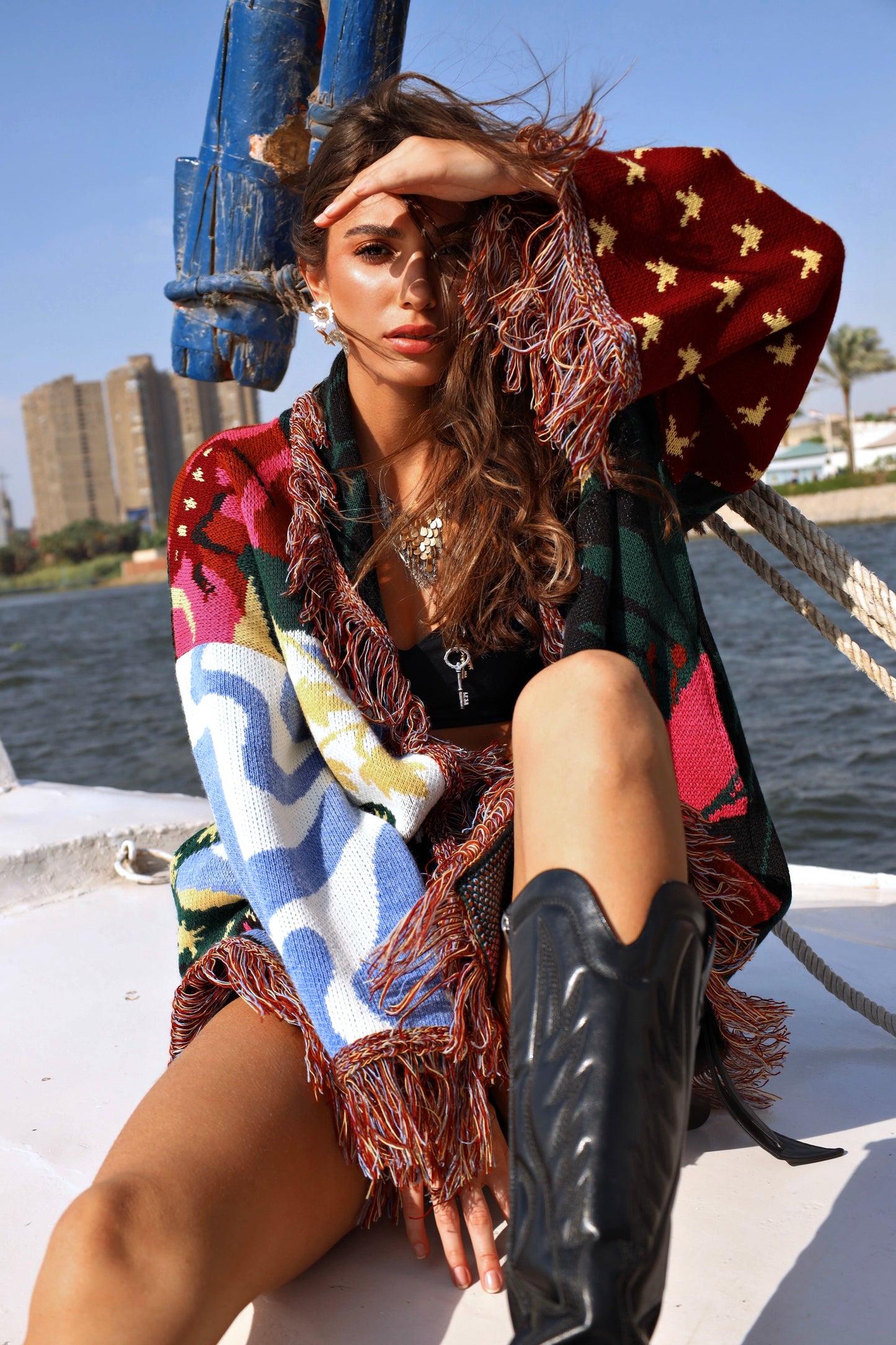 Tides of Sobek | Knit Cardigan