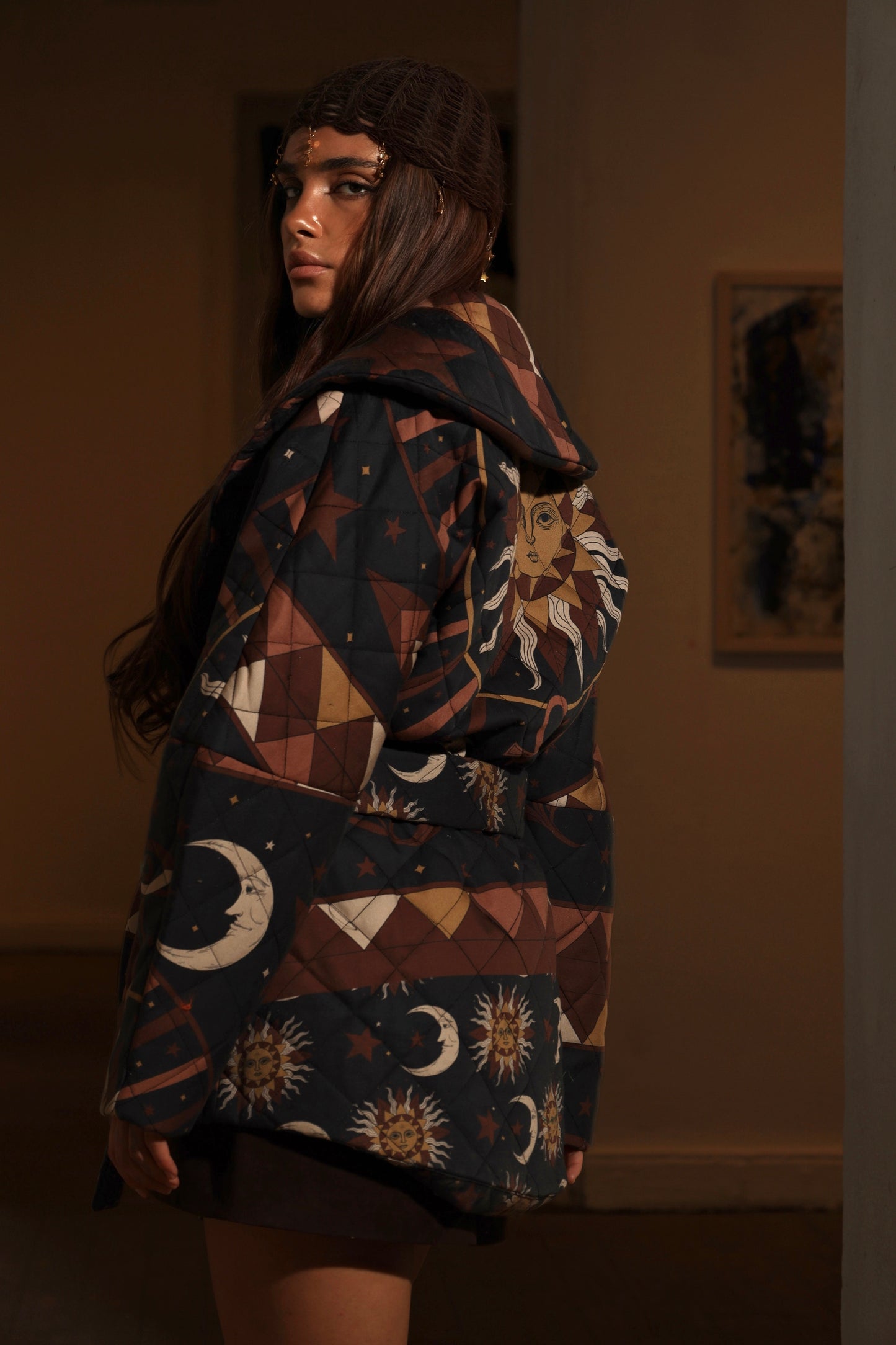 Radiance of Ra - Quilted Coat