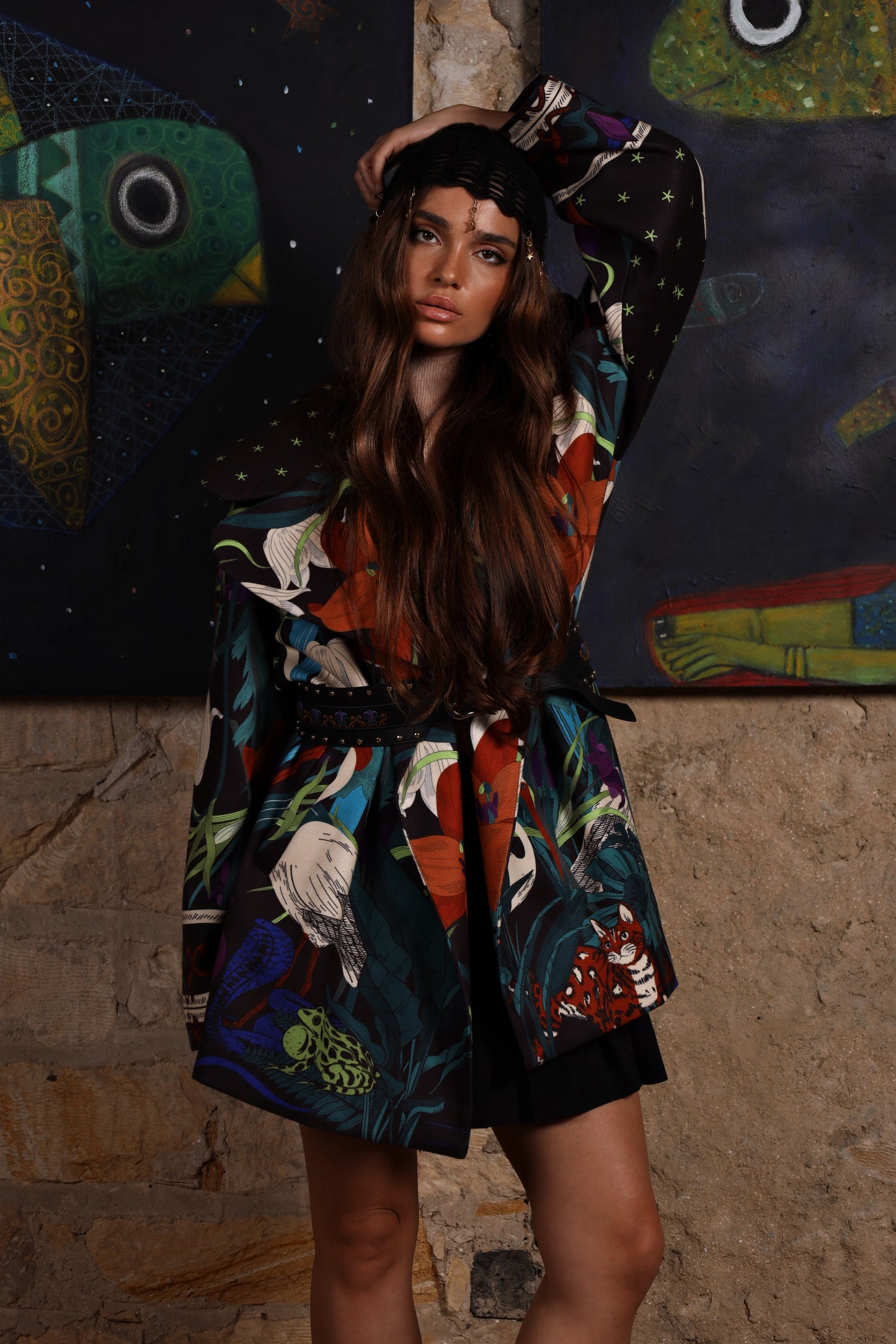 Currents of Tefnut - Wool Coat