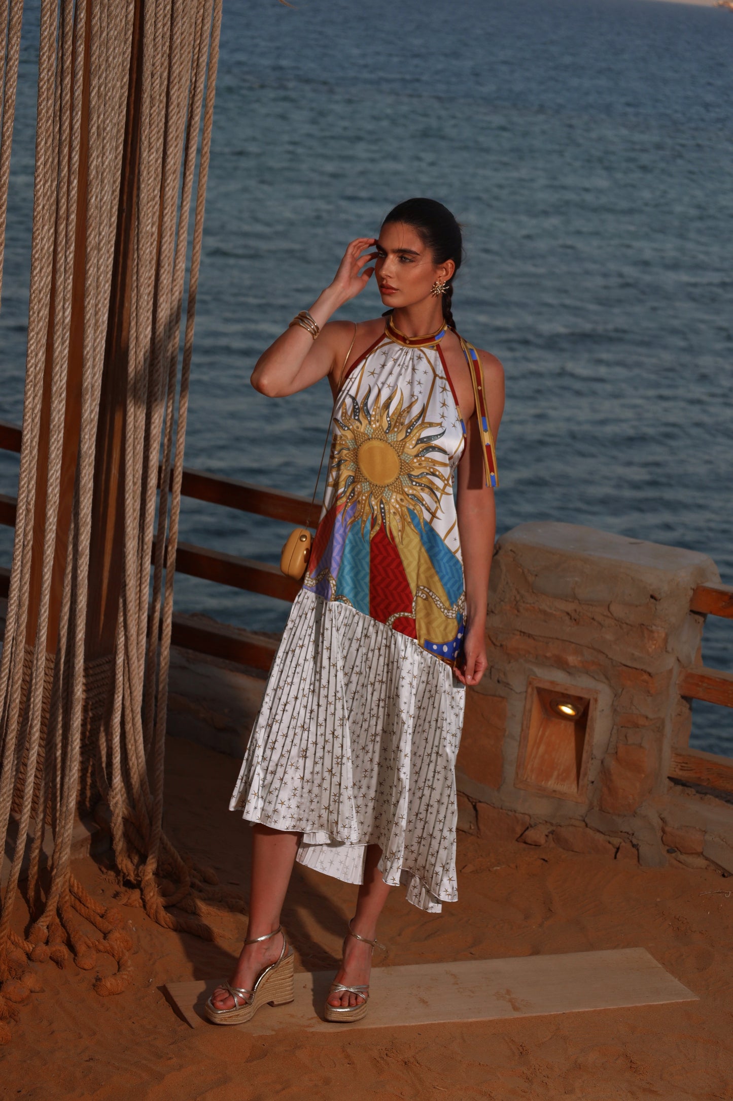 The Celestial Sun | Backless Dress