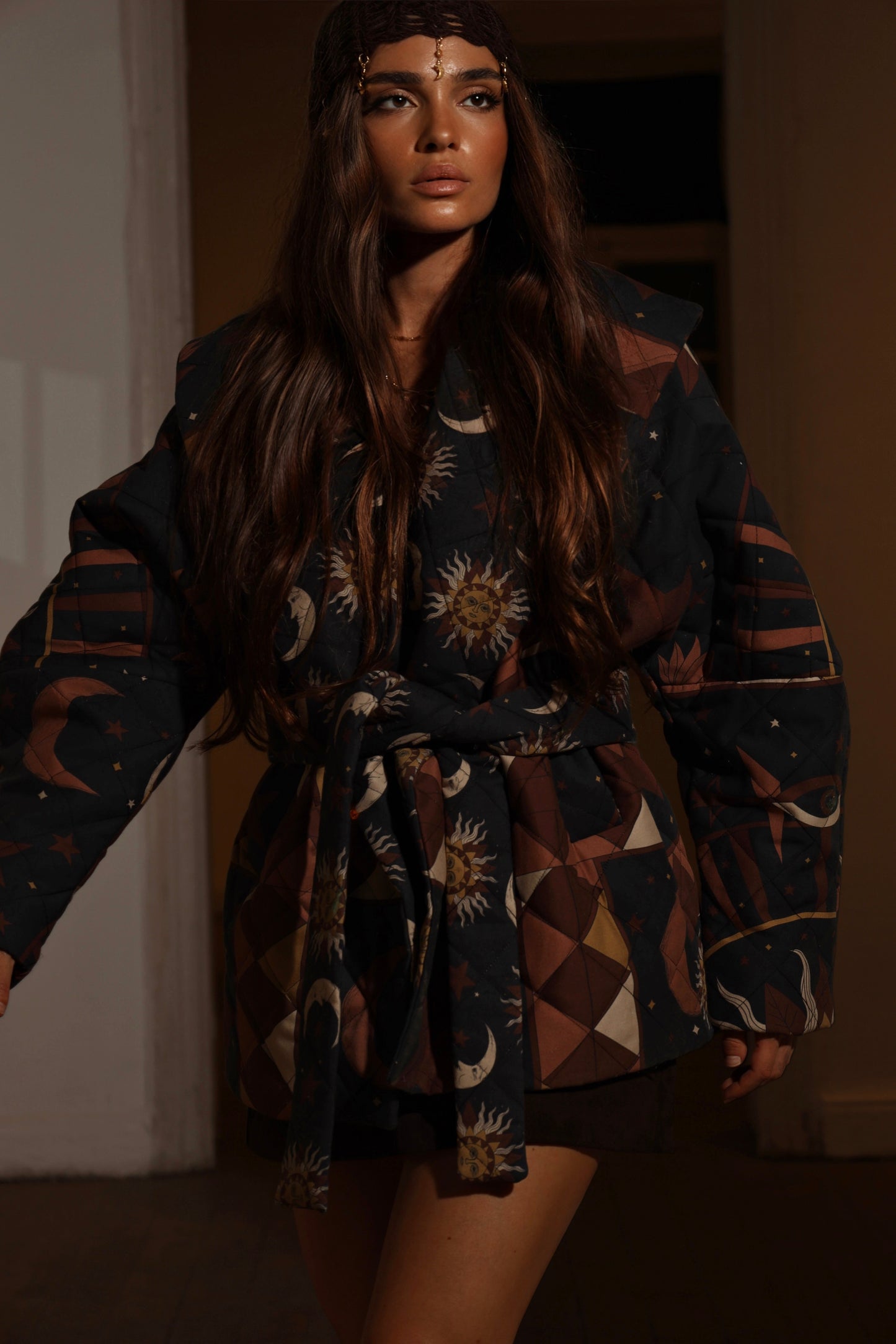 Radiance of Ra - Quilted Coat