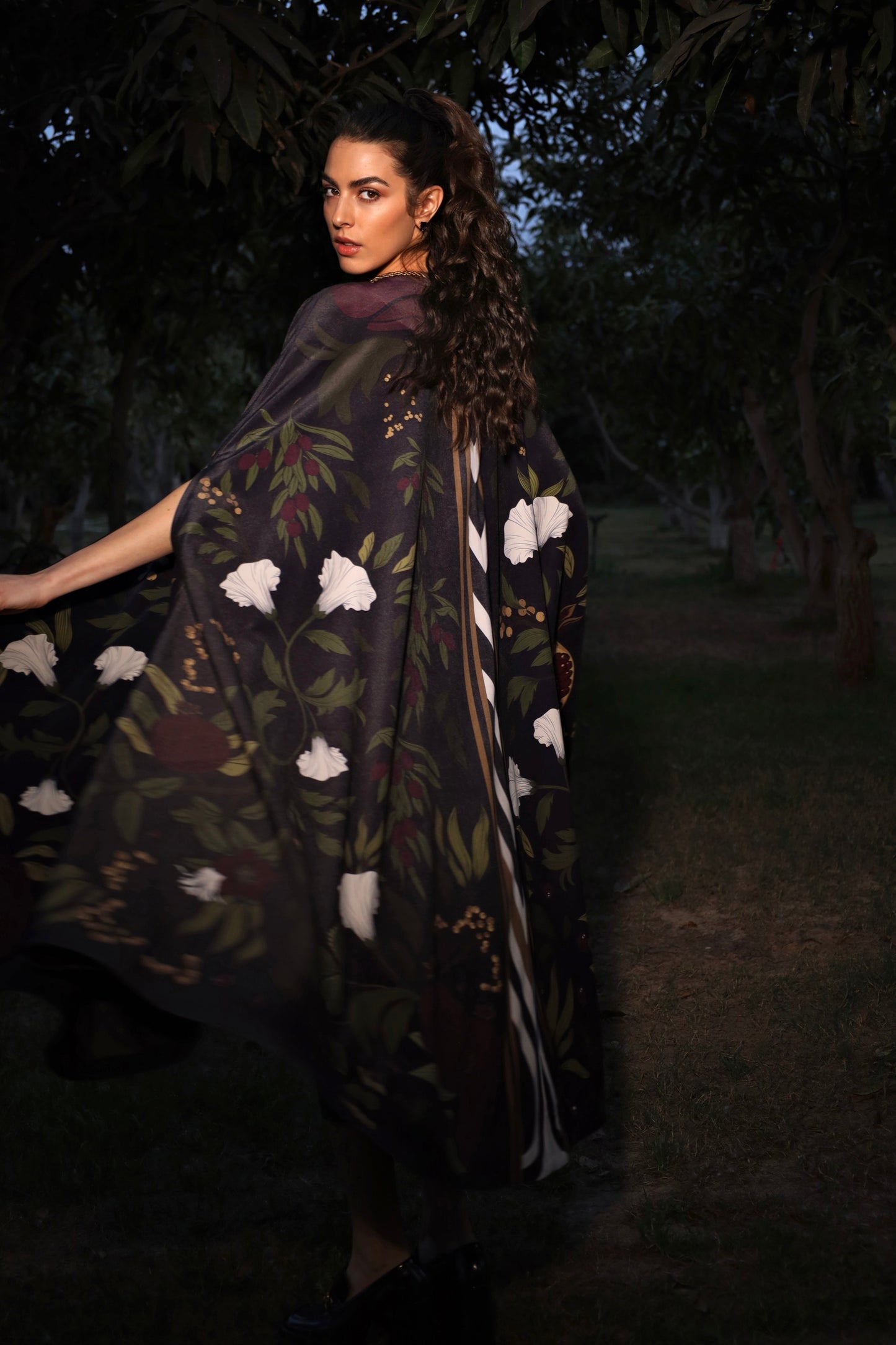 Twilight Pomegranate | Velvet Kaftan