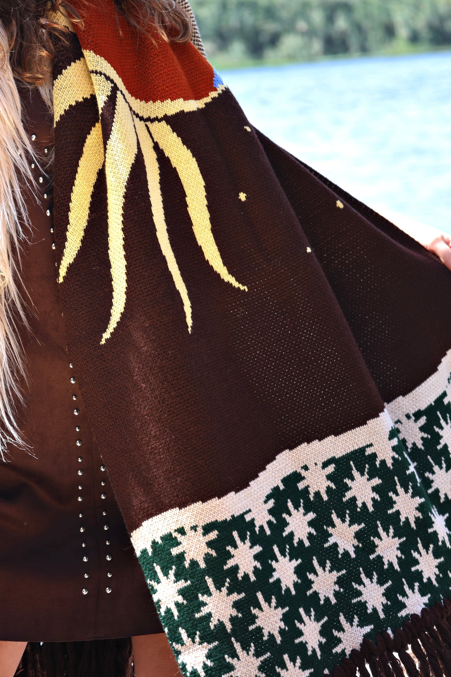 Lunar Reflections | Knit Scarf