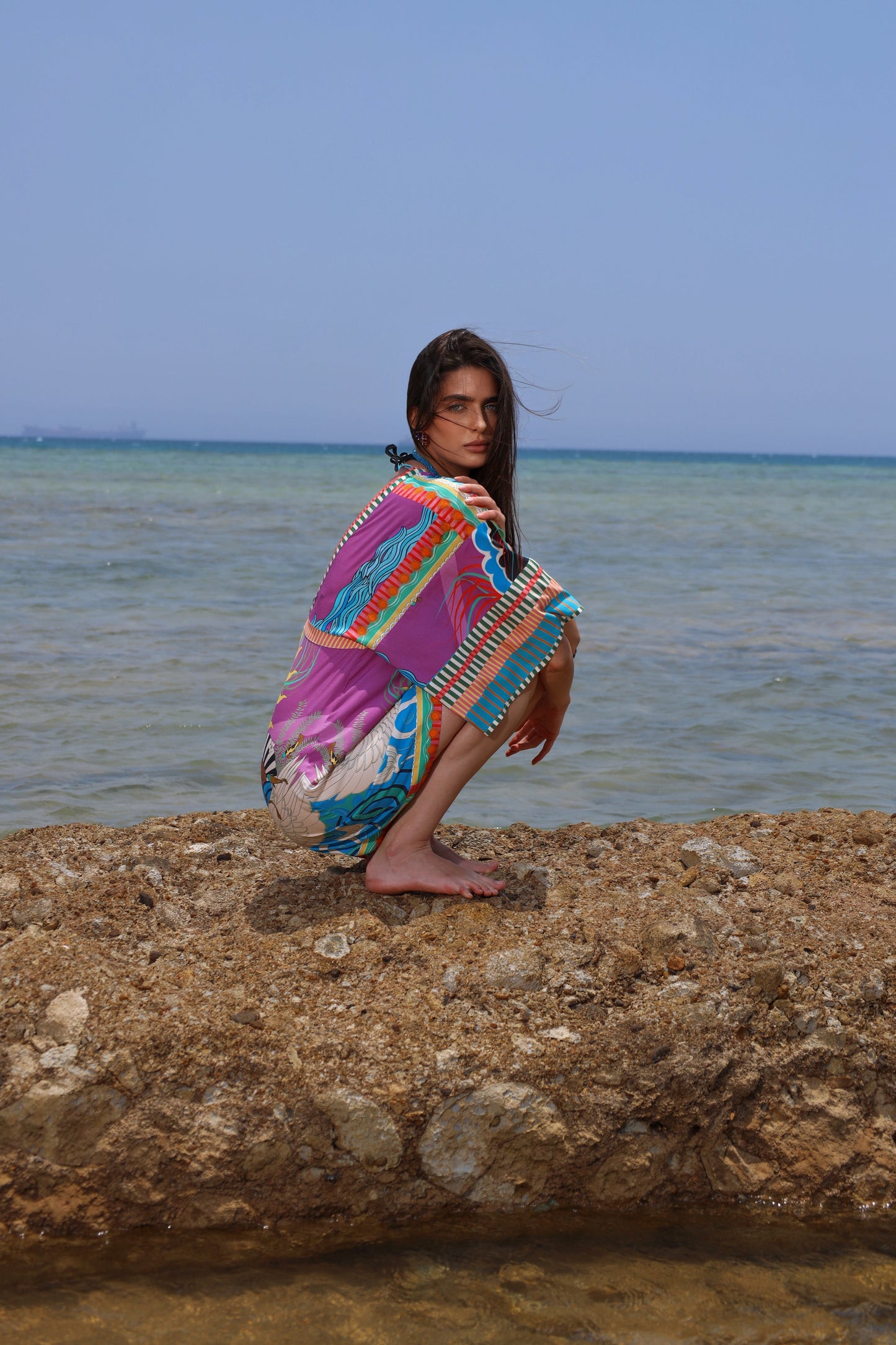 The Mystical Sun Mermaids | Cover Up Dress