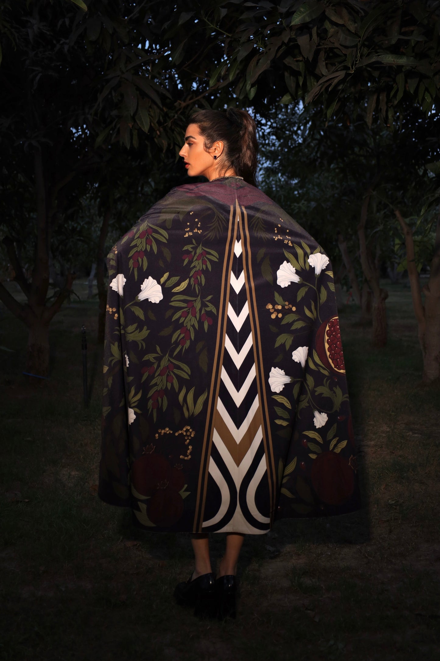 Twilight Pomegranate | Velvet Kaftan