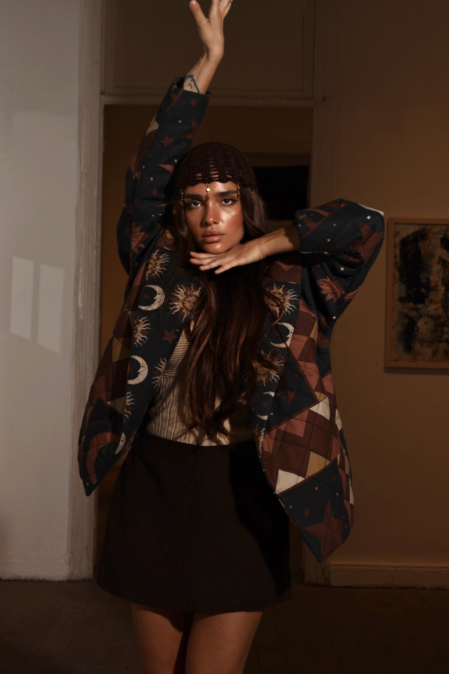 Radiance of Ra - Quilted Coat