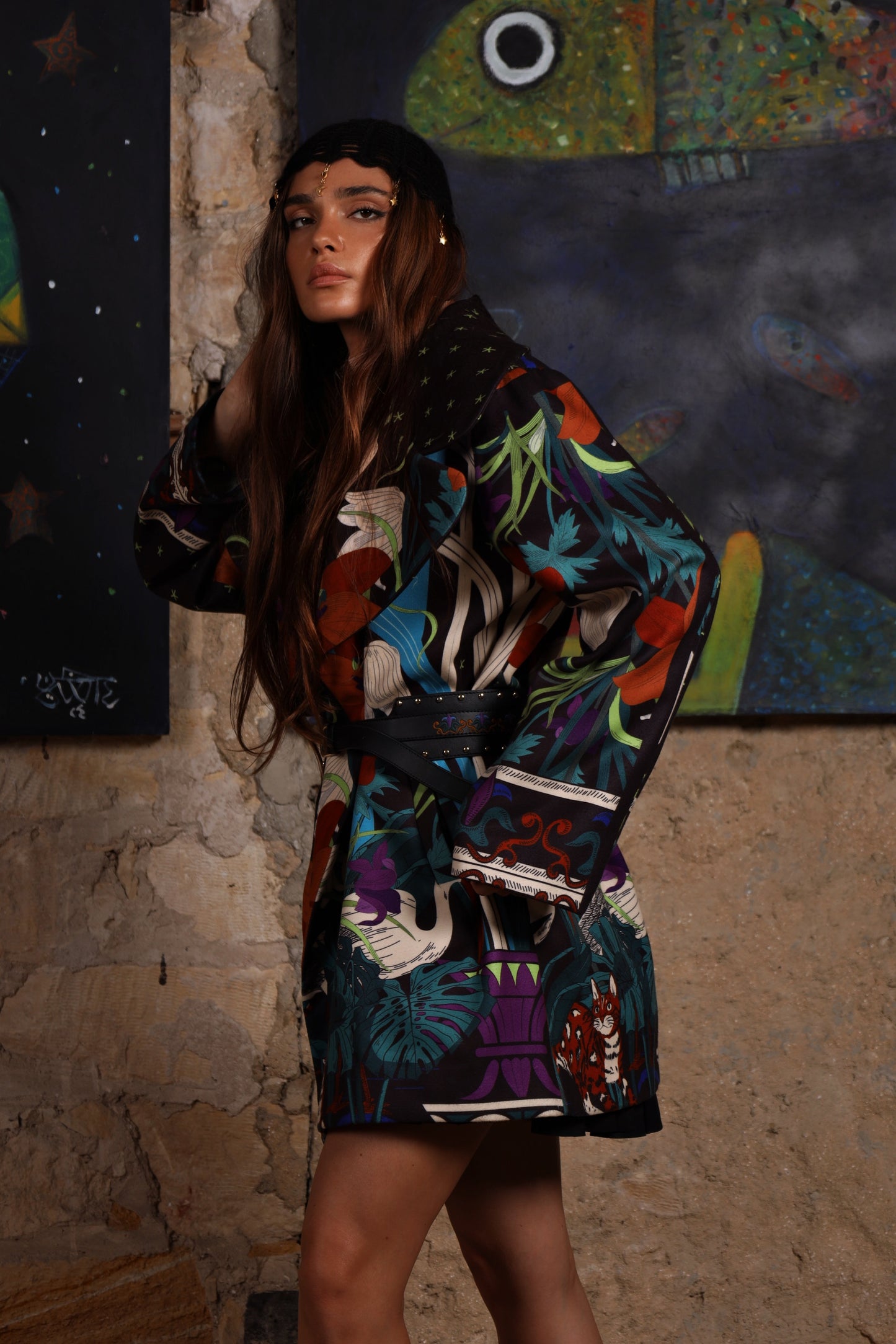 Currents of Tefnut - Wool Coat