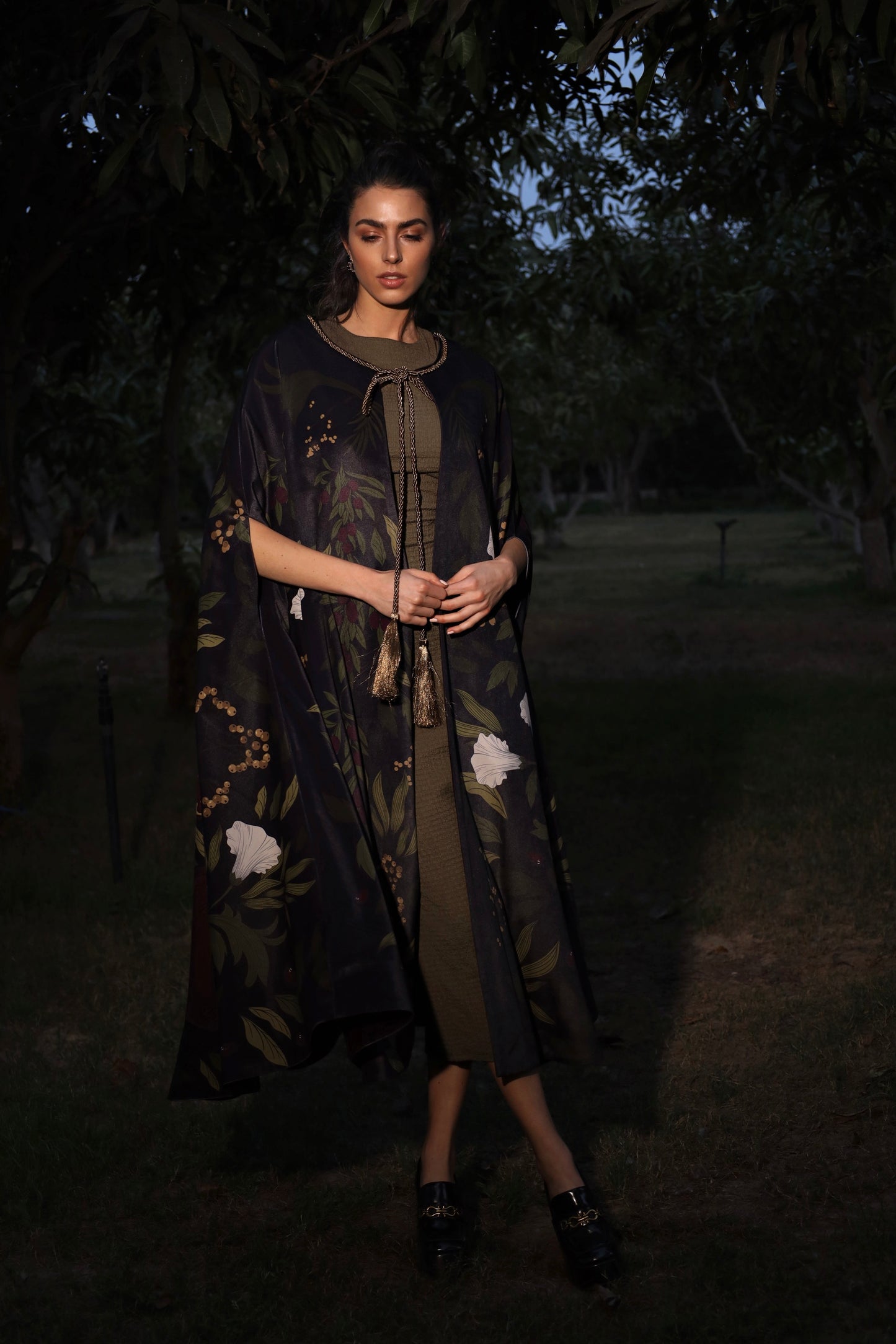 Twilight Pomegranate | Velvet Kaftan