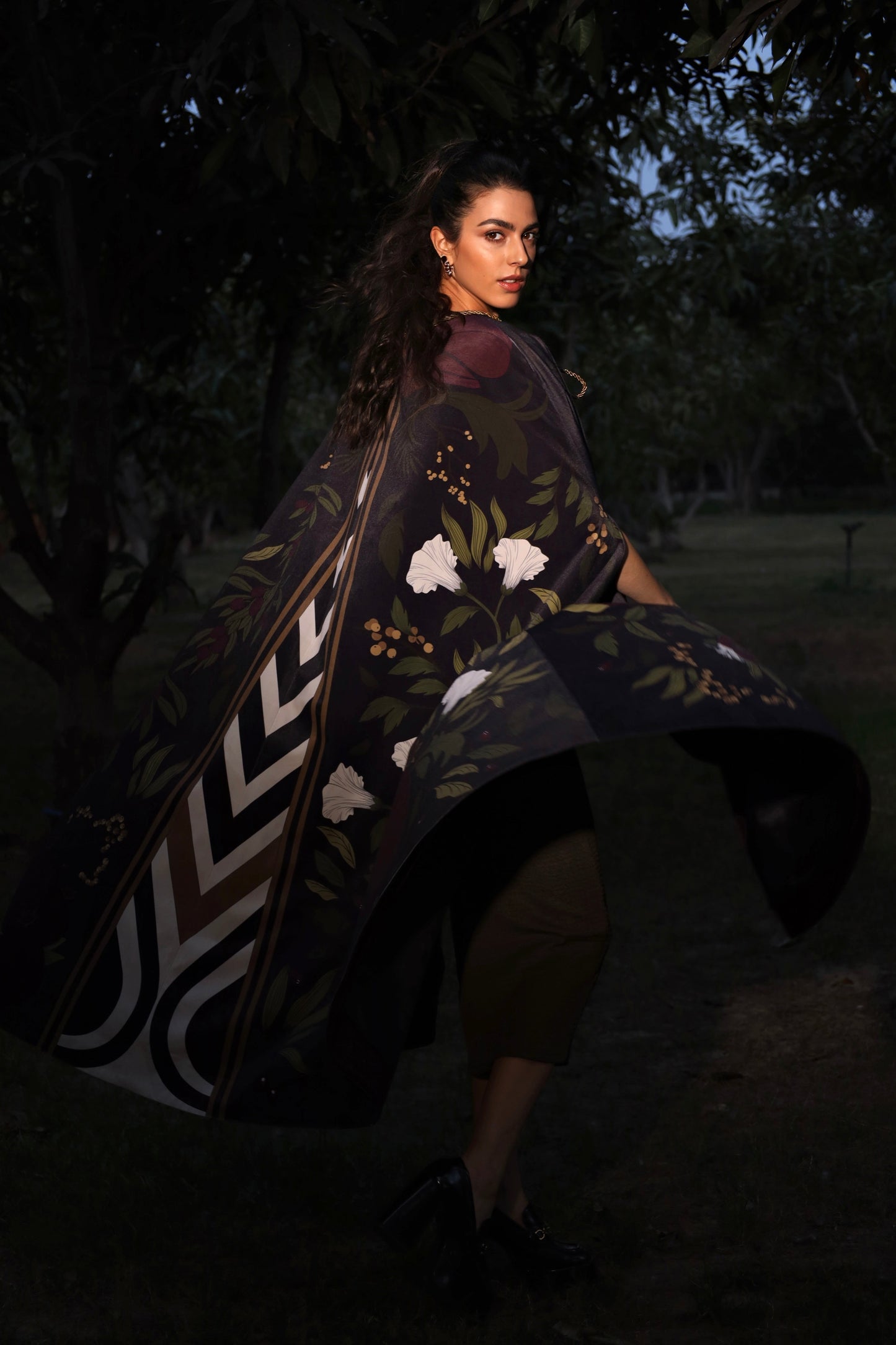 Twilight Pomegranate | Velvet Kaftan