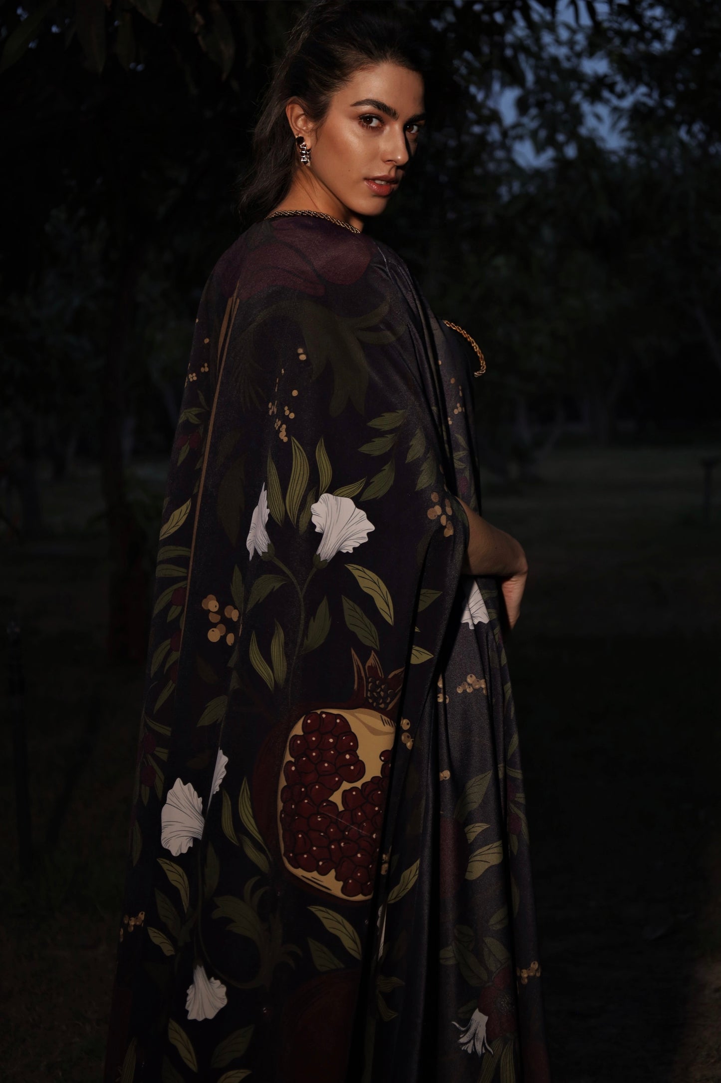 Twilight Pomegranate | Velvet Kaftan