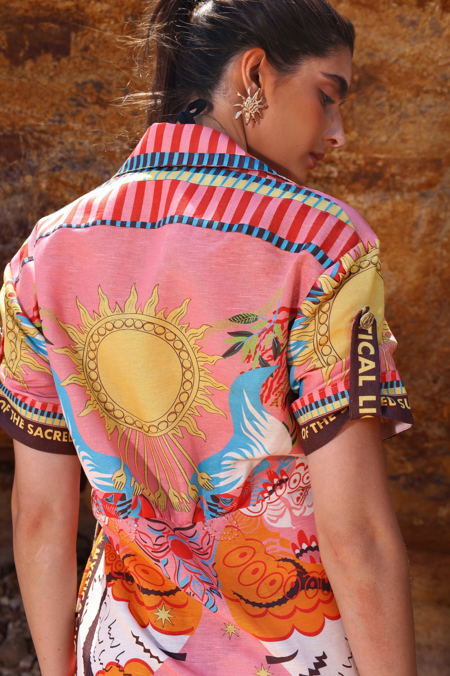 The Mystical Lion | Linen Dress