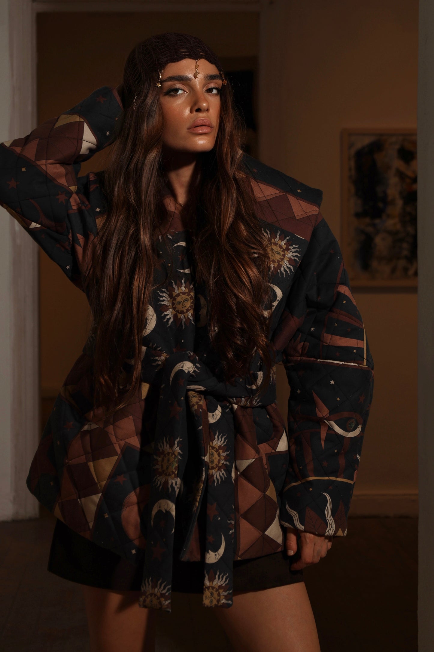 Radiance of Ra - Quilted Coat