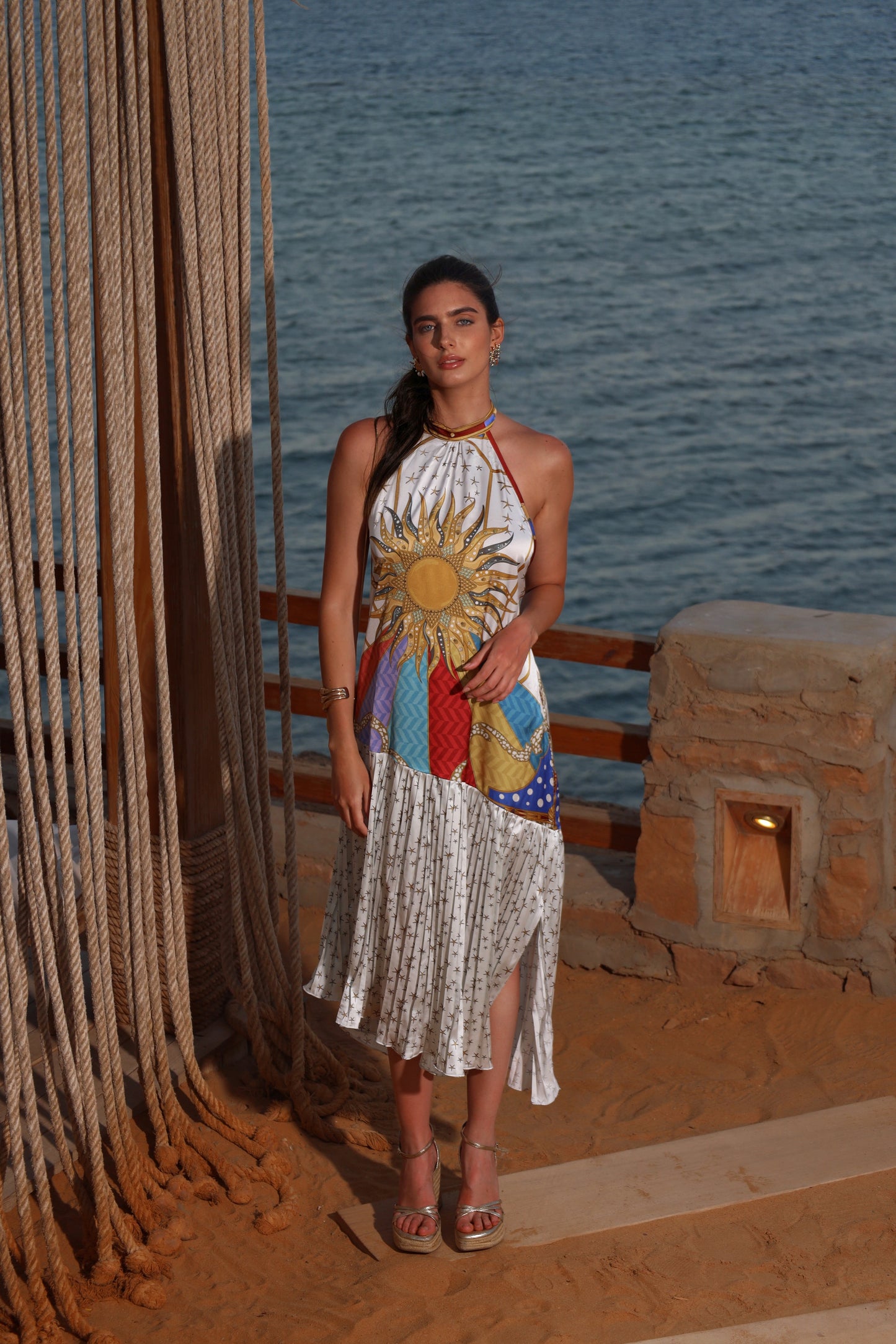 The Celestial Sun | Backless Dress