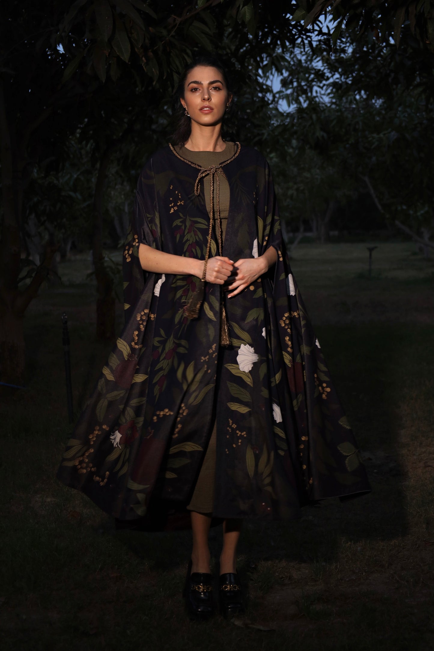 Twilight Pomegranate | Velvet Kaftan