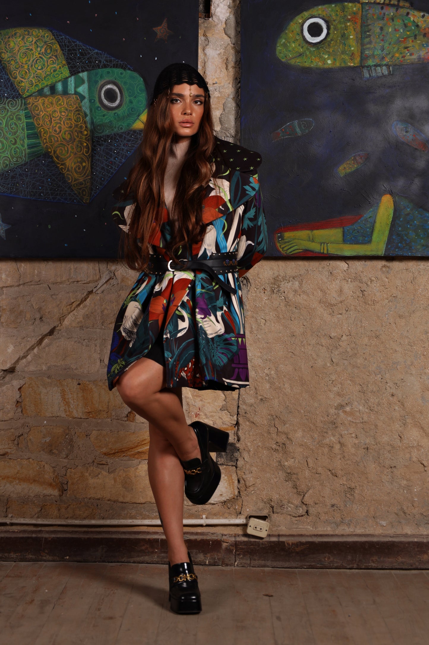 Currents of Tefnut - Wool Coat