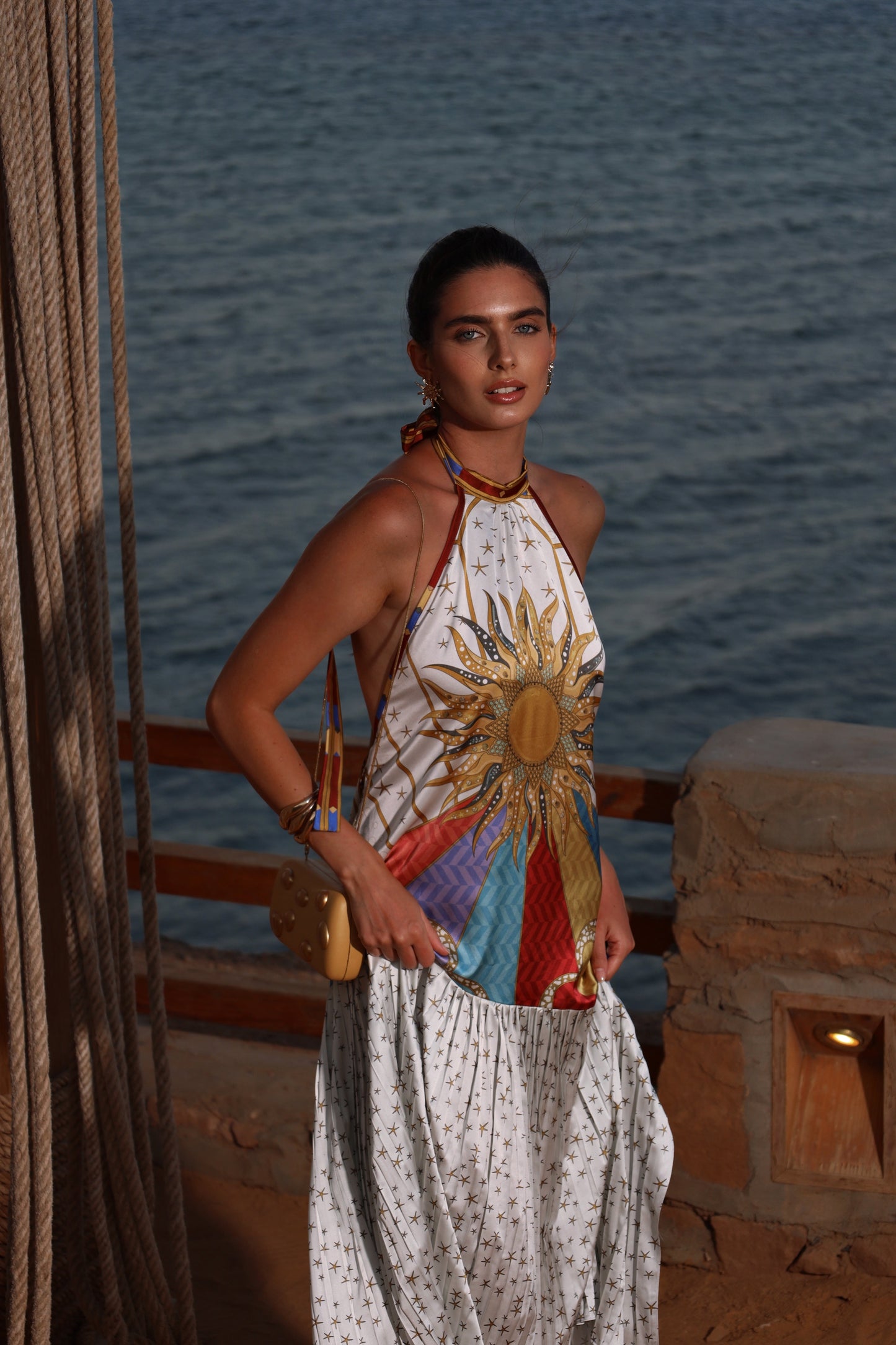 The Celestial Sun | Backless Dress