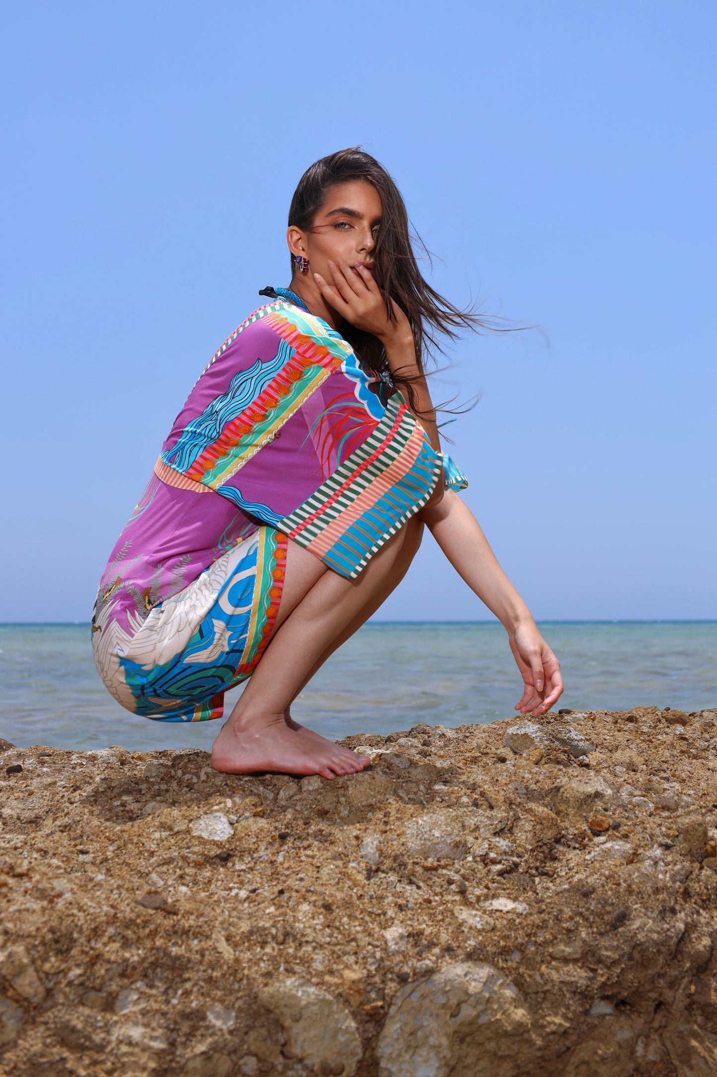 The Mystical Sun Mermaids | Cover Up Dress
