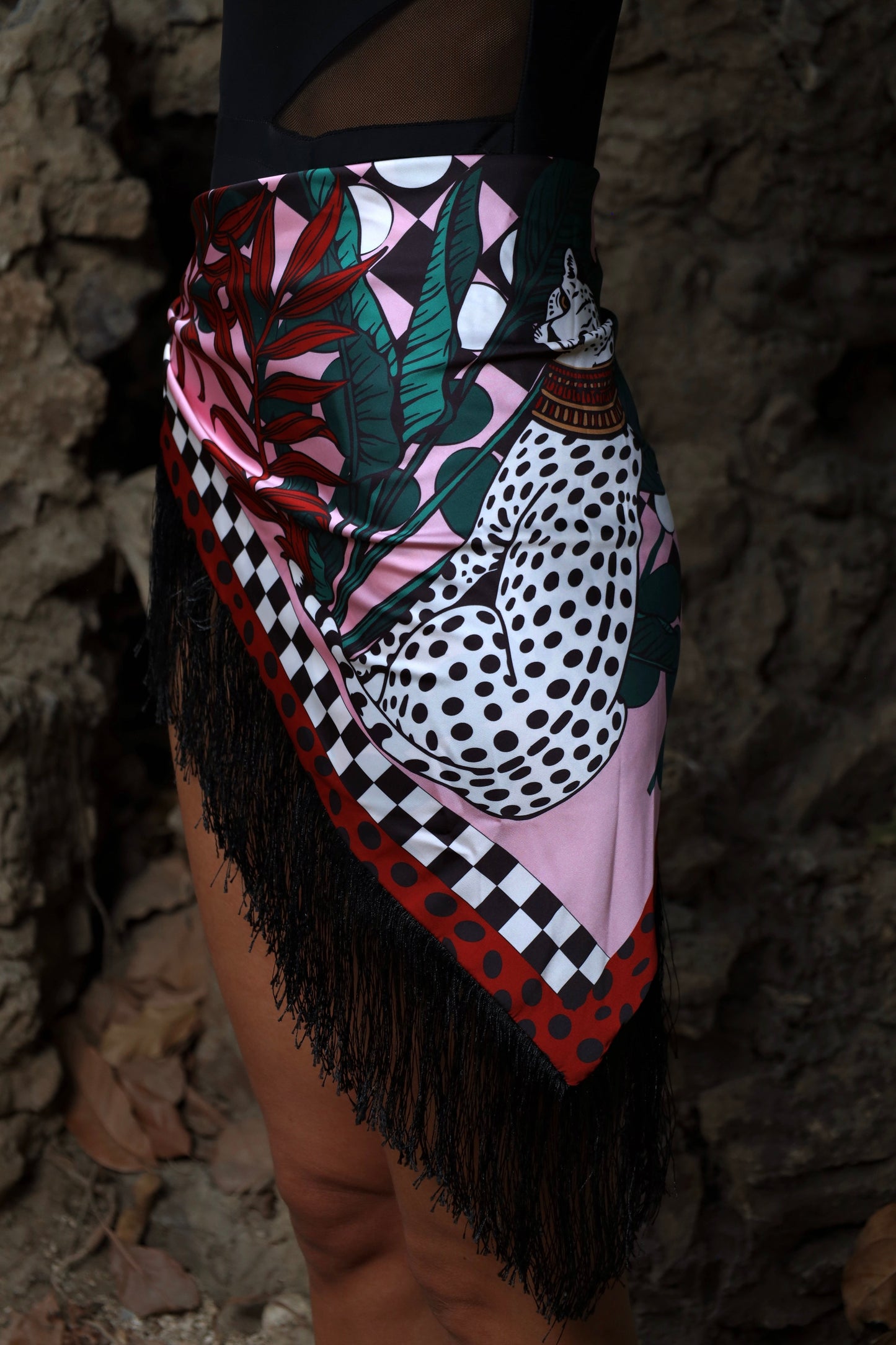 Moon Cheetah | Fringe Cover-Up