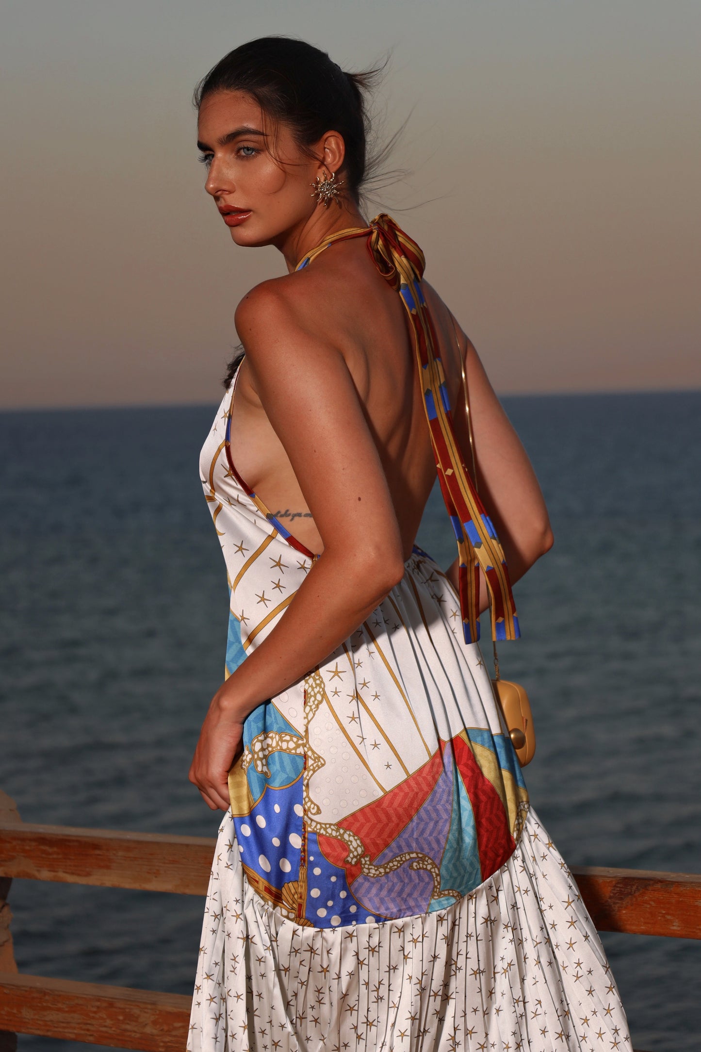 The Celestial Sun | Backless Dress