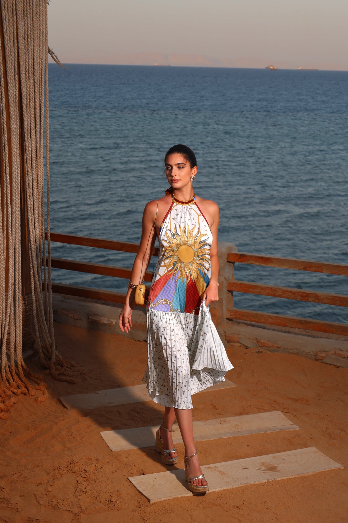 The Celestial Sun | Backless Dress