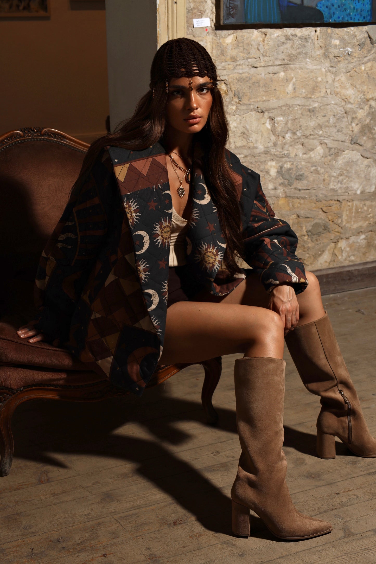 Radiance of Ra - Quilted Coat