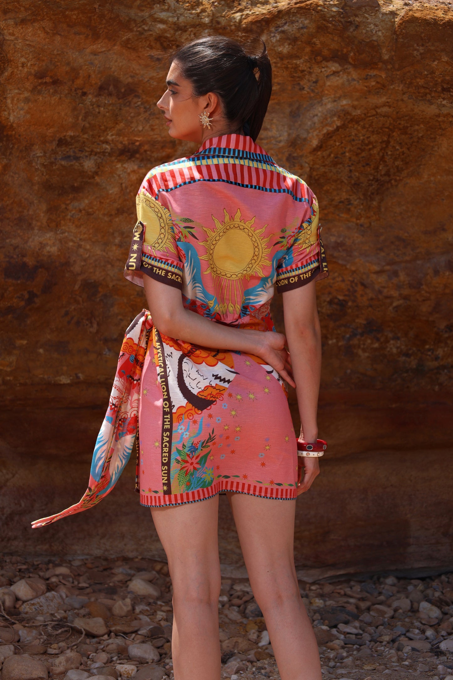 The Mystical Lion | Linen Dress
