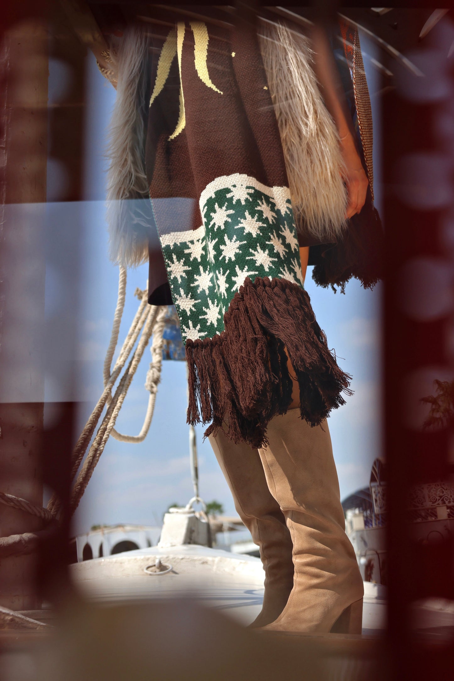 Lunar Reflections | Knit Scarf