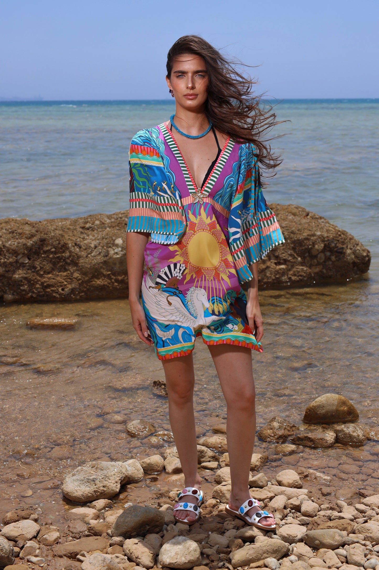 The Mystical Sun Mermaids | Cover Up Dress